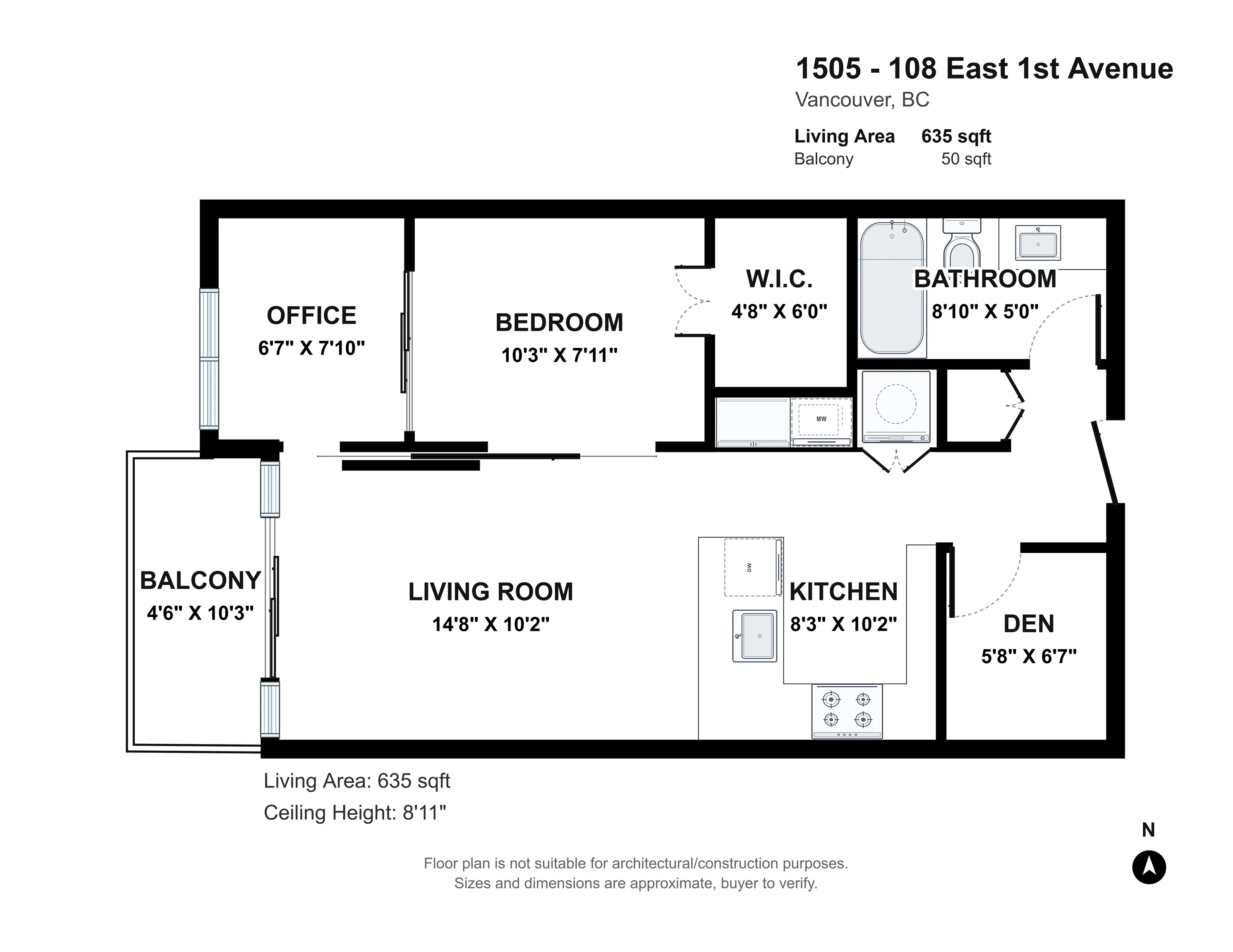 108 E 1st Avenue #1505