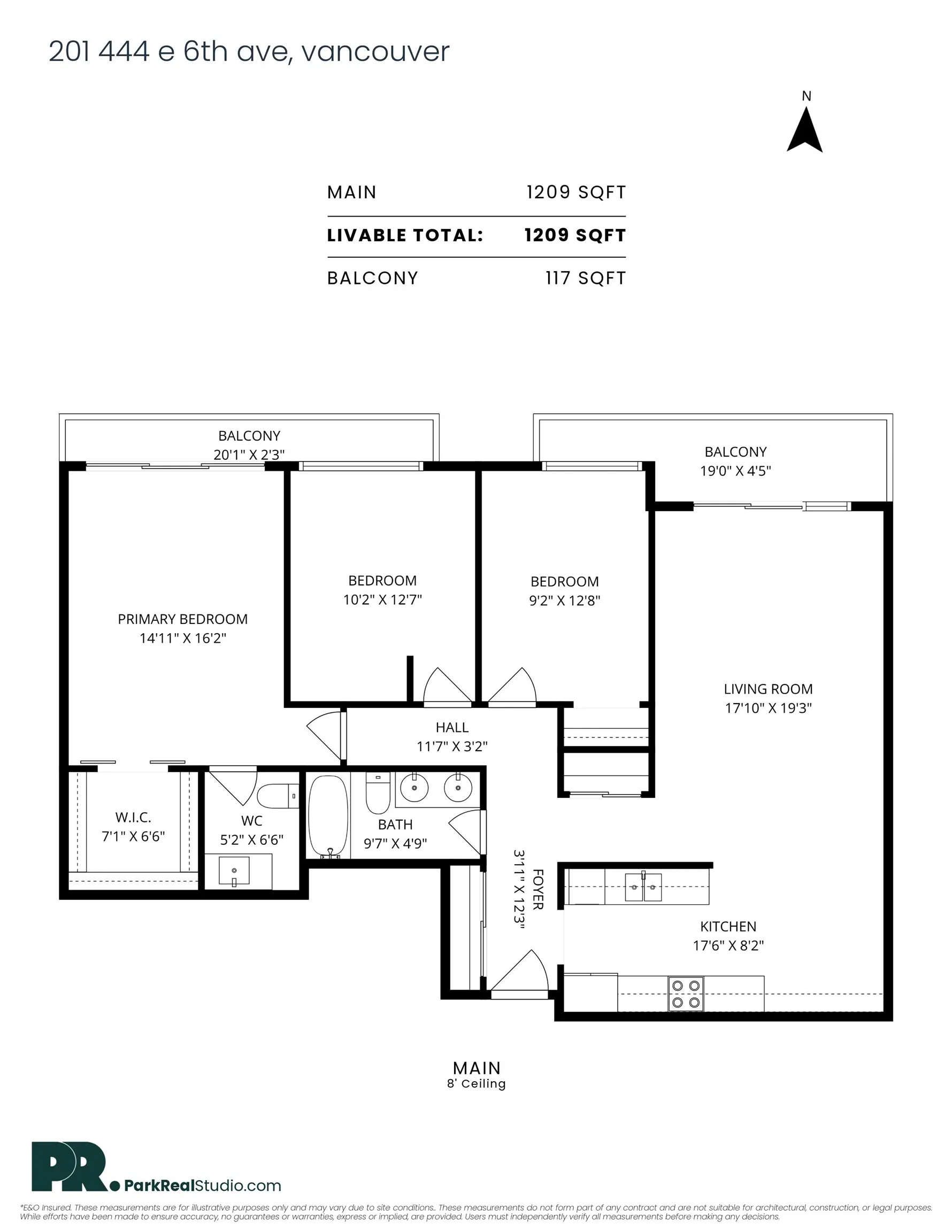 444 E 6th Avenue #201