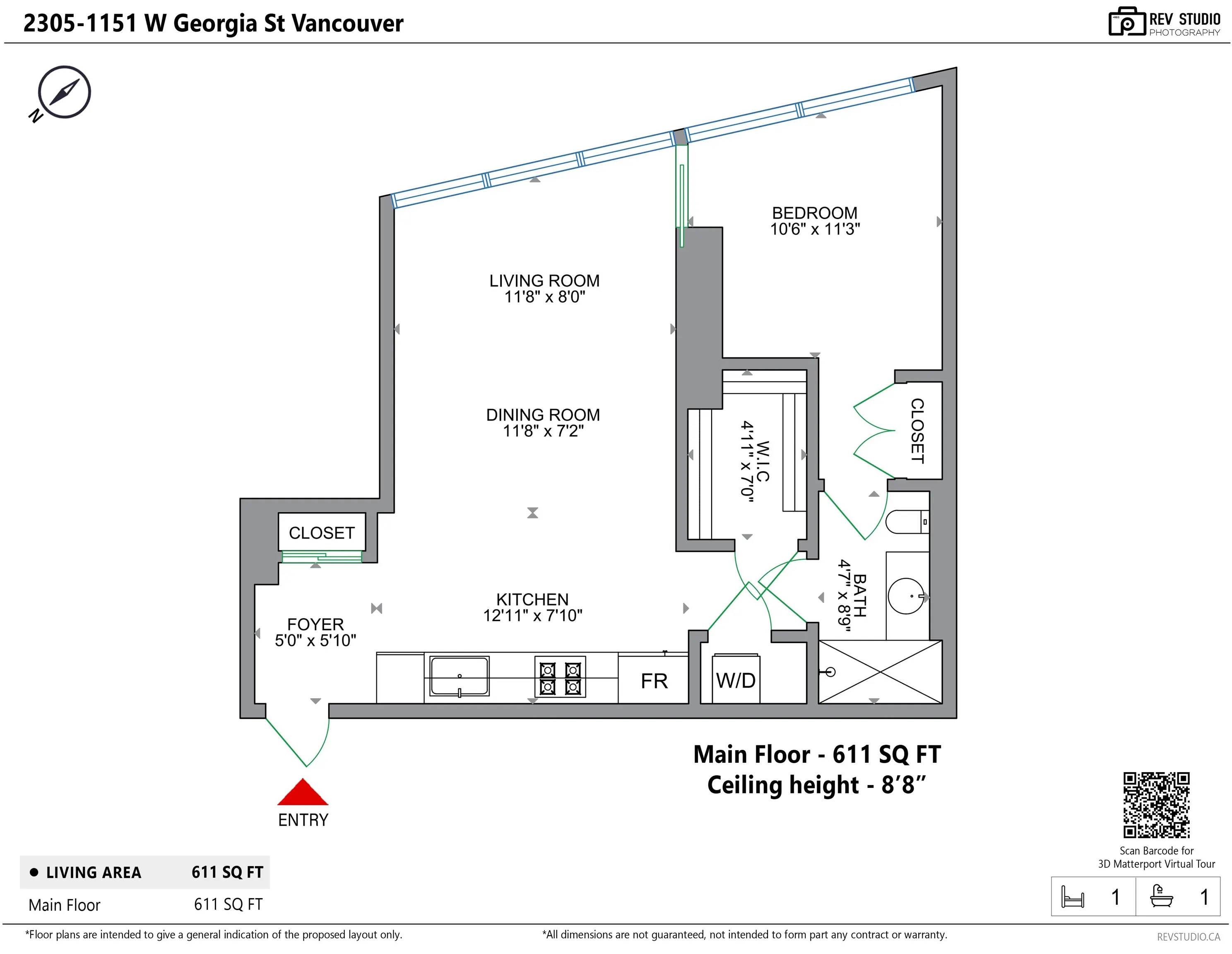 1151 W Georgia Street #2305