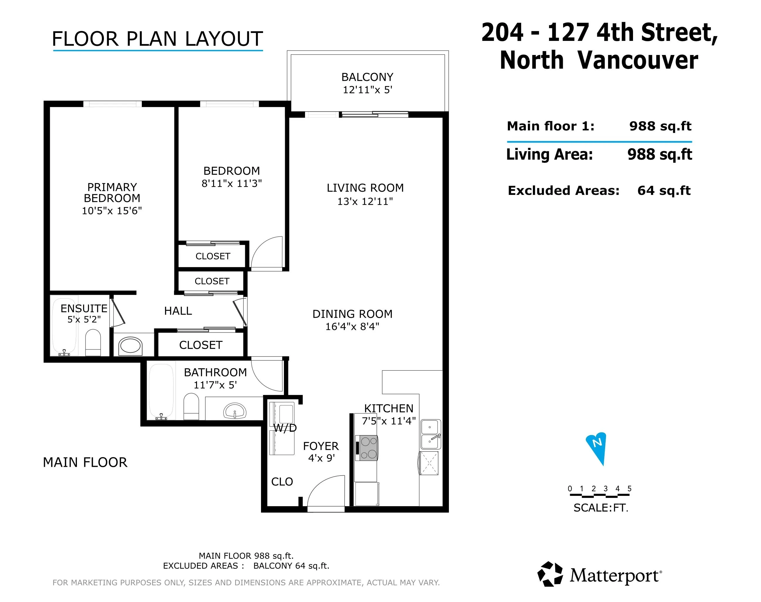 127 E 4th Street #204