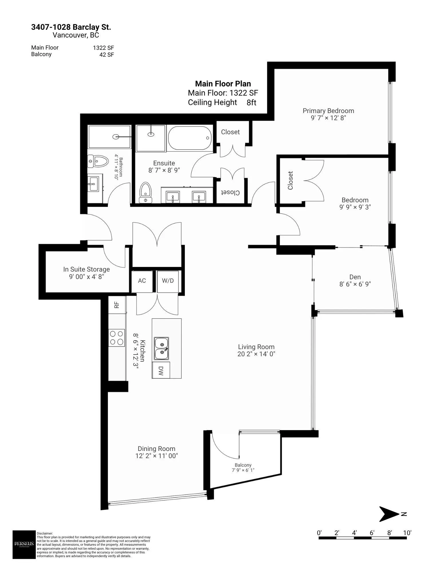 1028 Barclay Street #3407