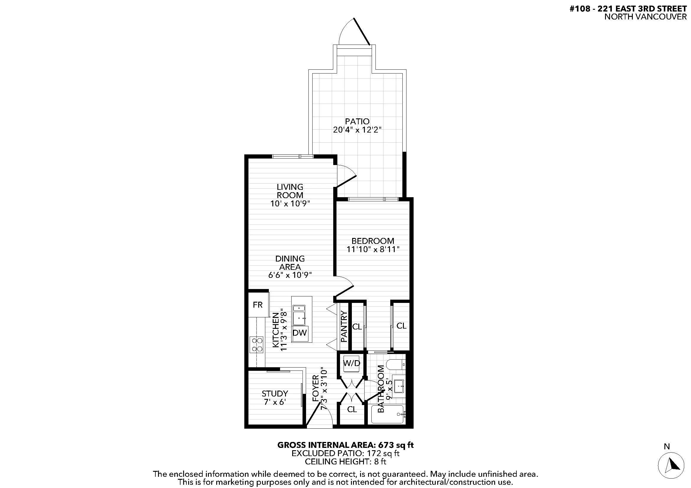 221 E 3rd Street #108