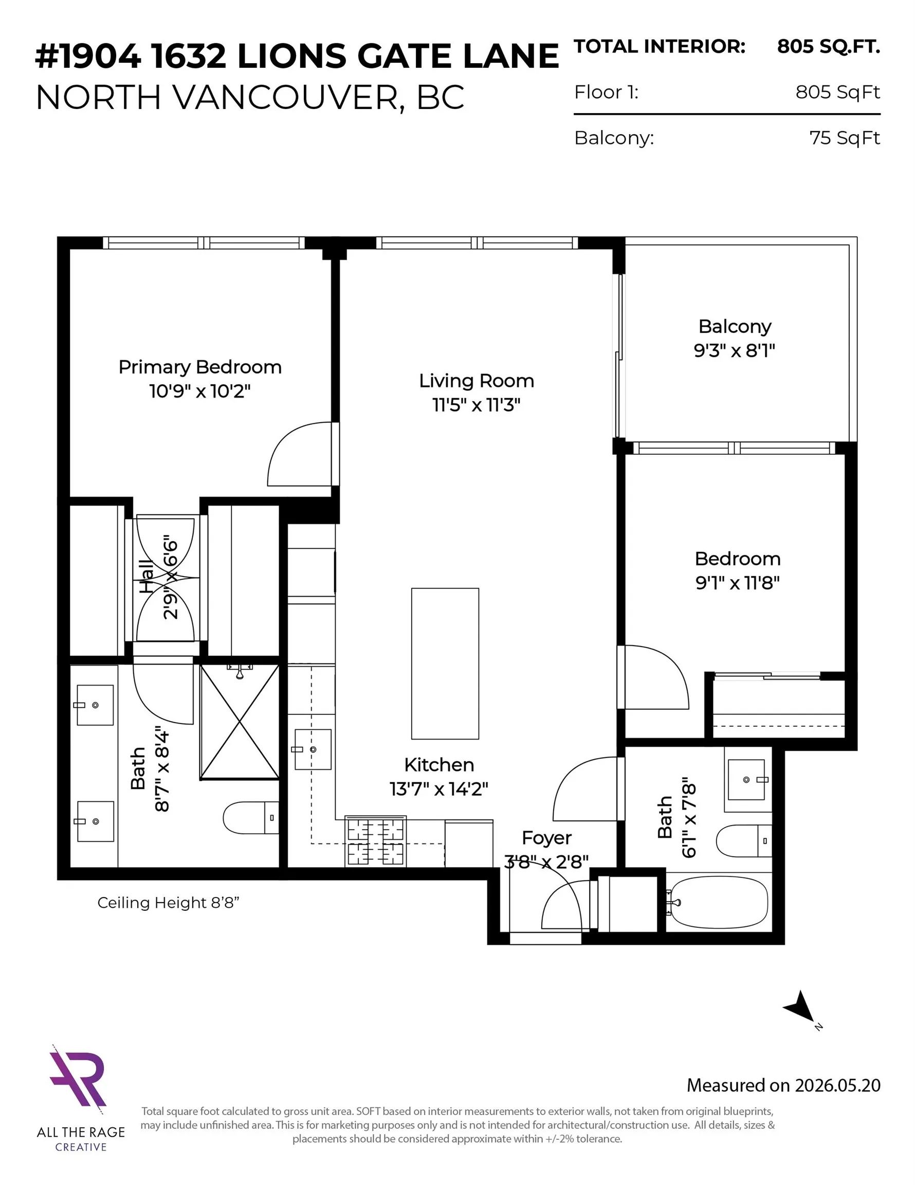1632 Lions Gate Lane #1904