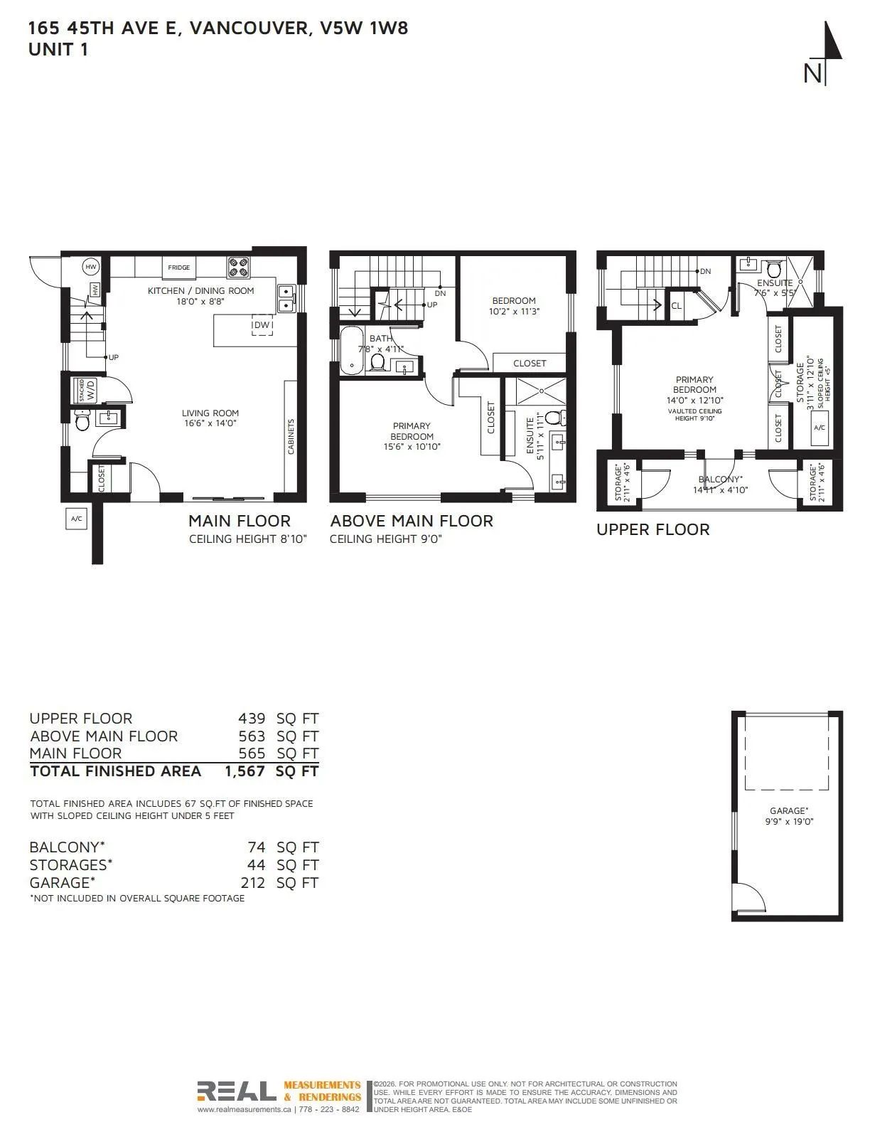 165 E 45th Avenue #1