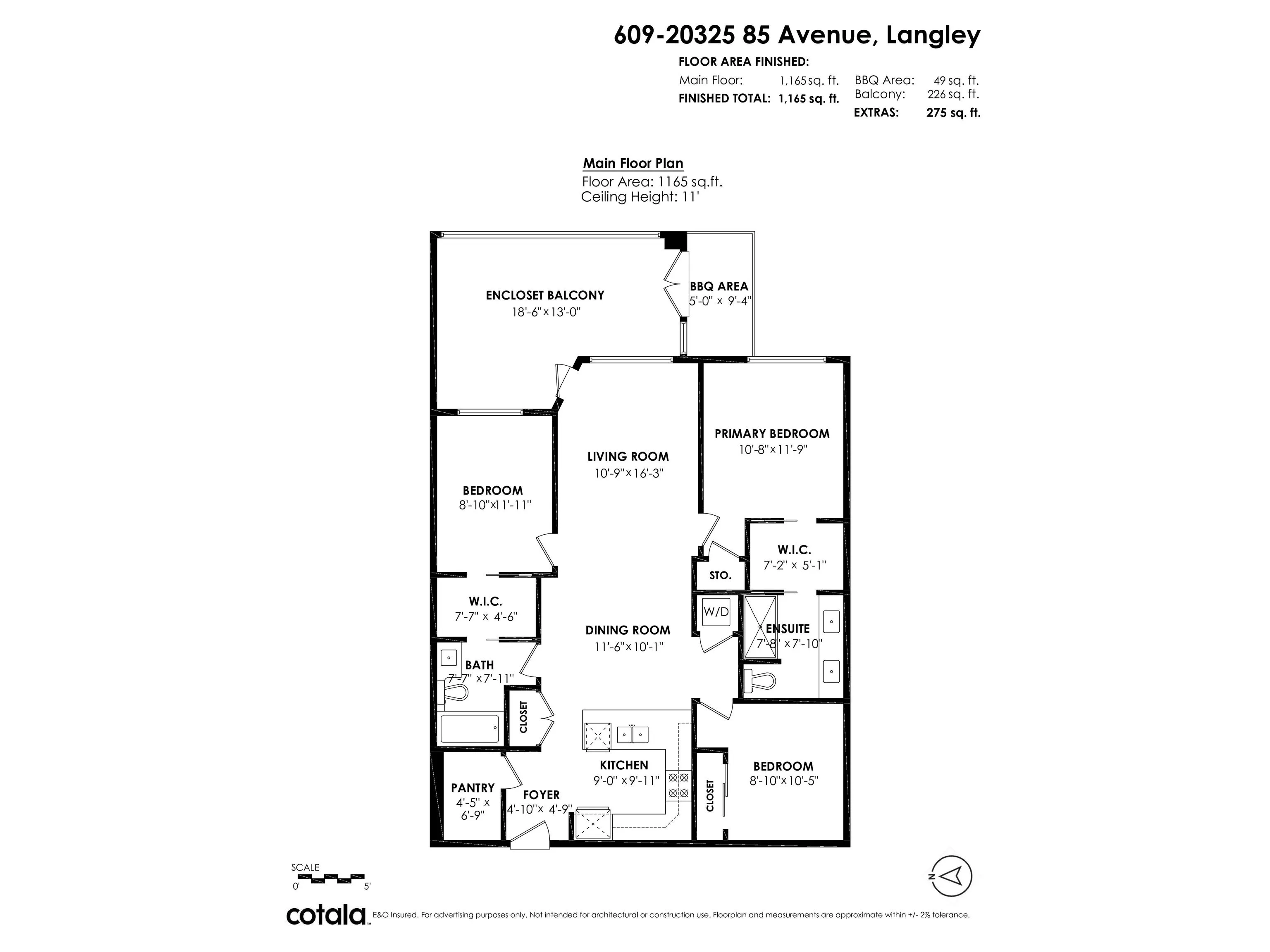 20325 85 Avenue #609