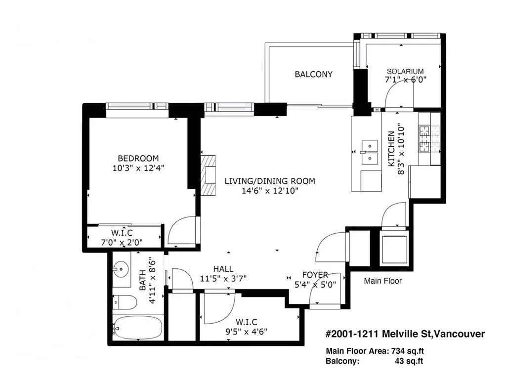 1211 Melville Street #20XX