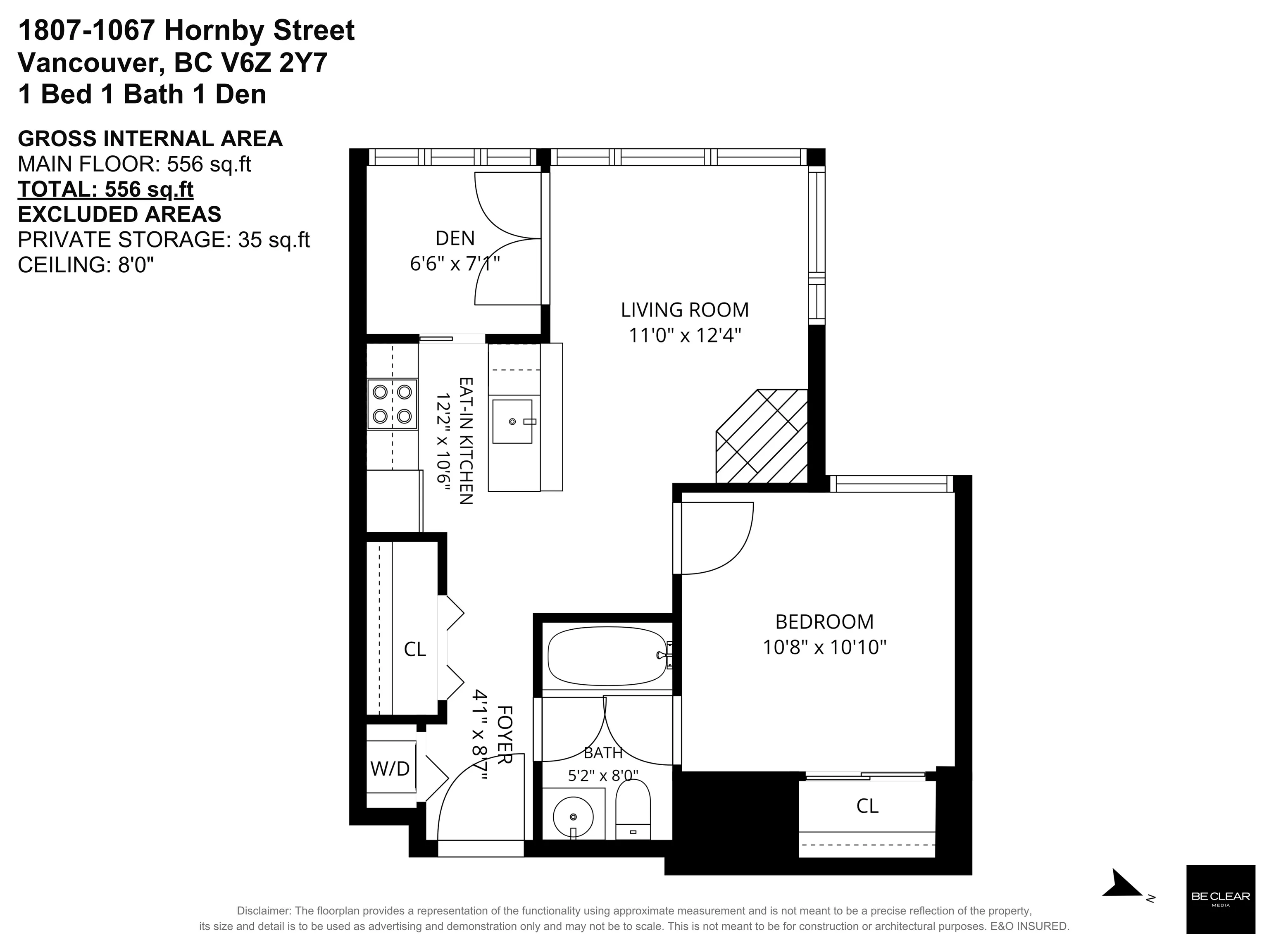 1068 Hornby Street #1807