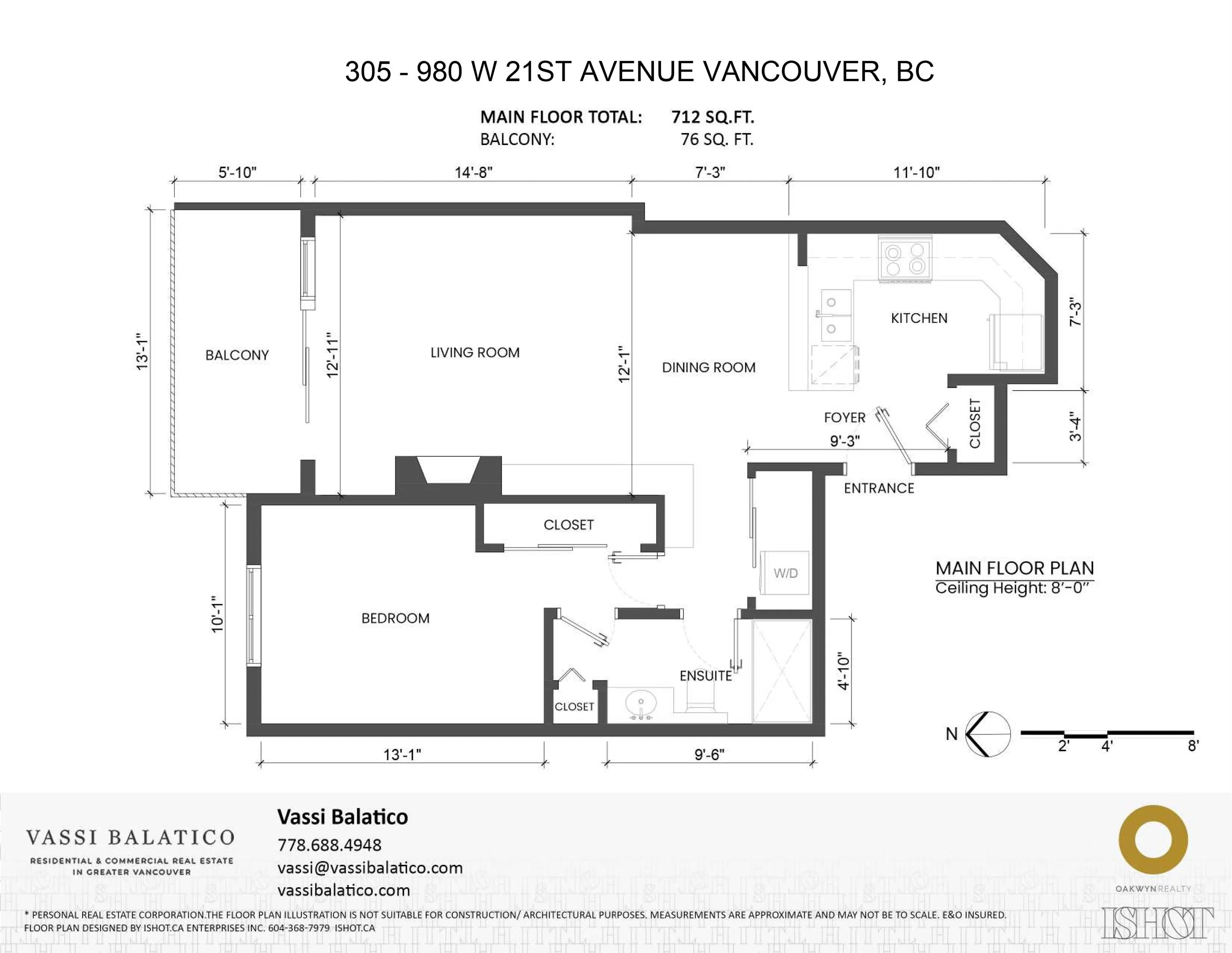 980 W 21st Avenue #305