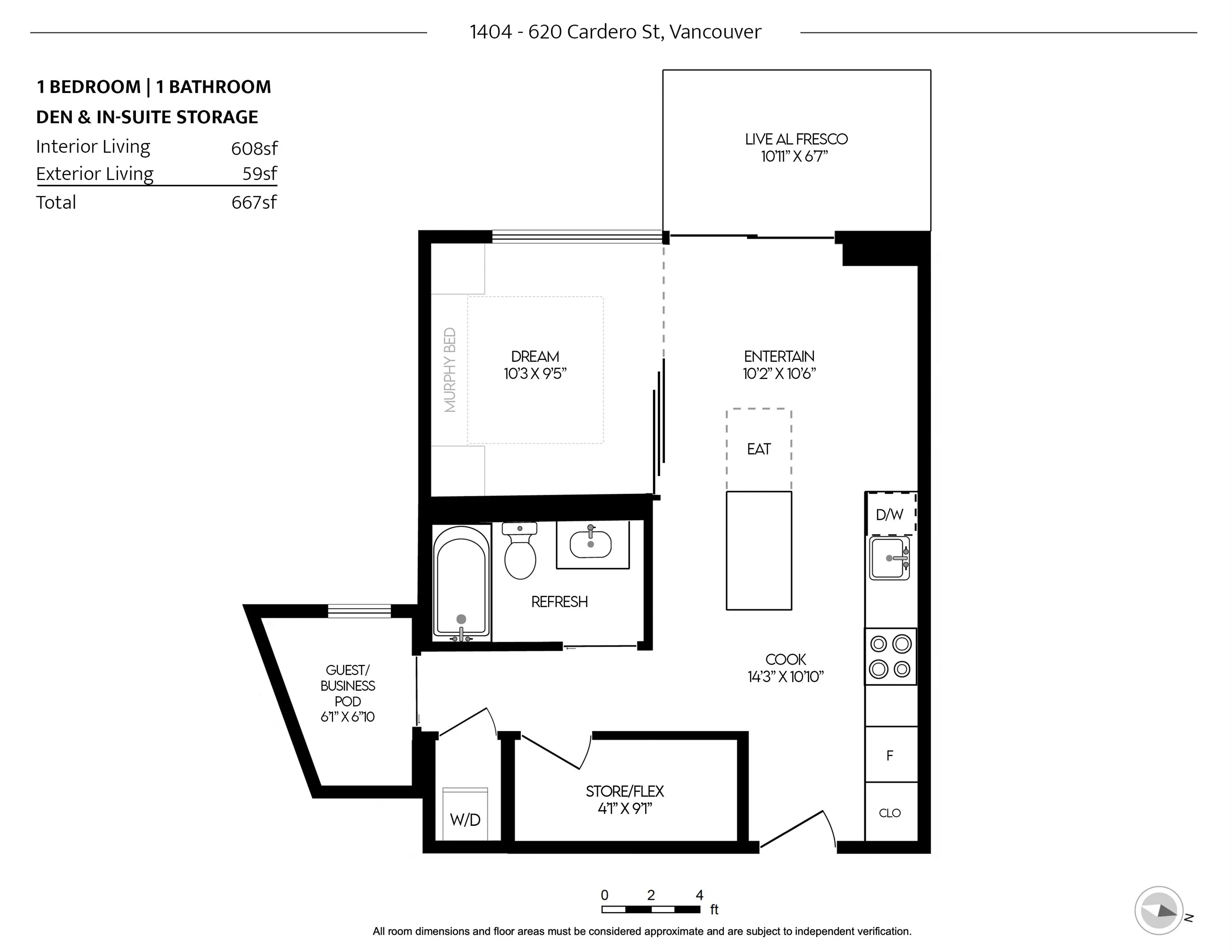 620 Cardero Street #1404