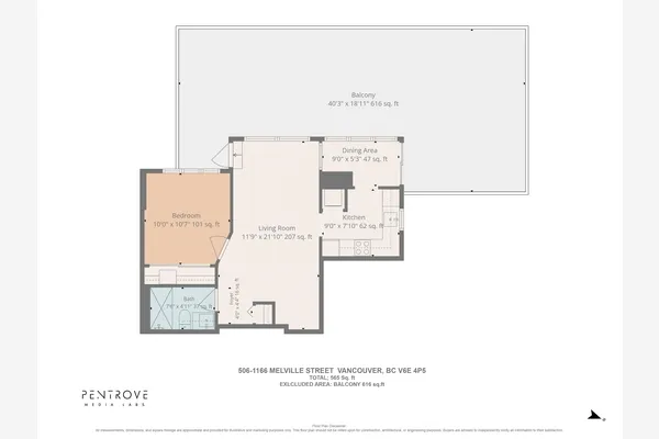 1166 Melville Street #506
