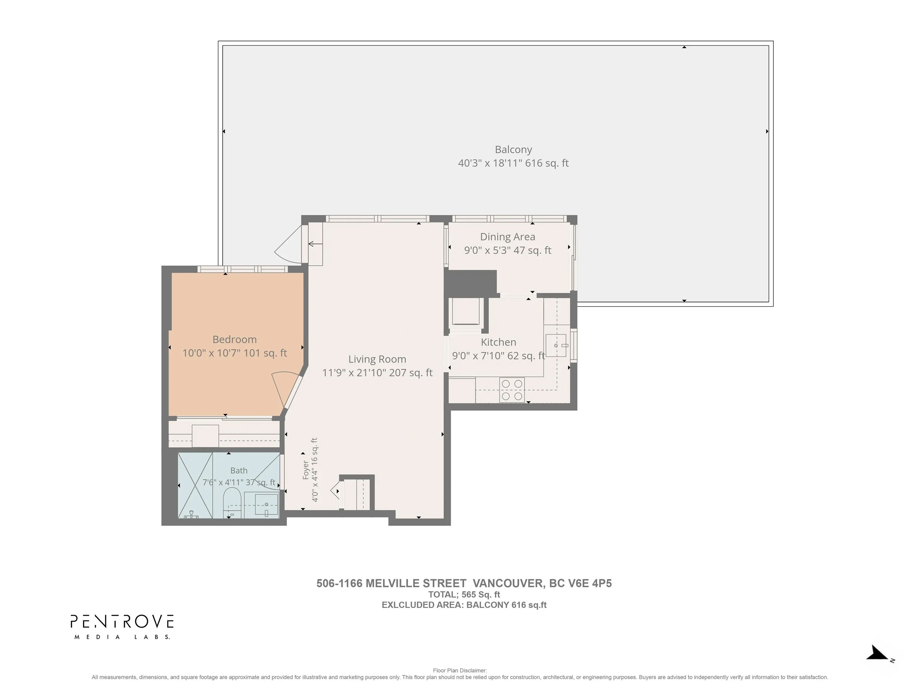 1166 Melville Street #506