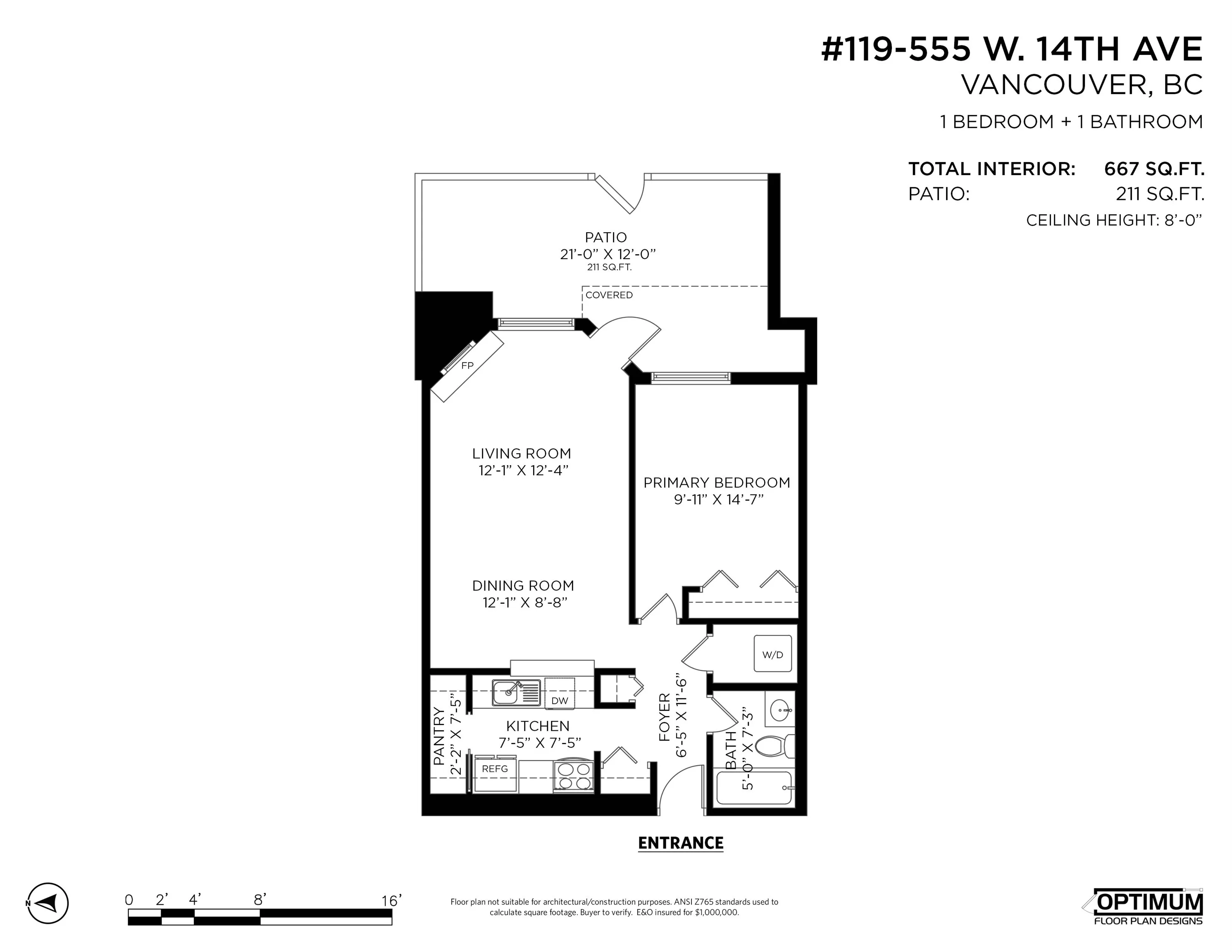 555 W 14th Avenue #119