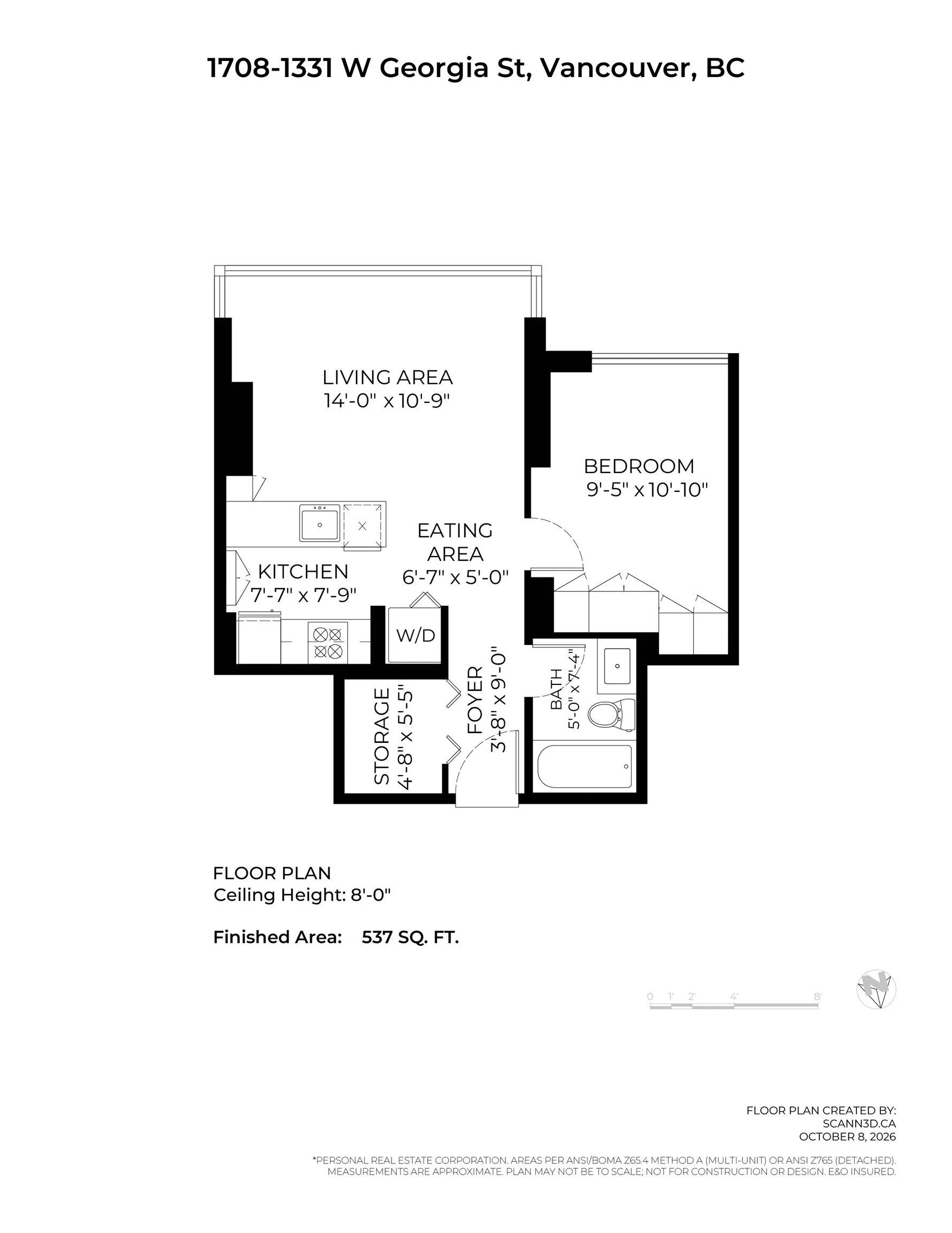 1331 W Georgia Street #1708