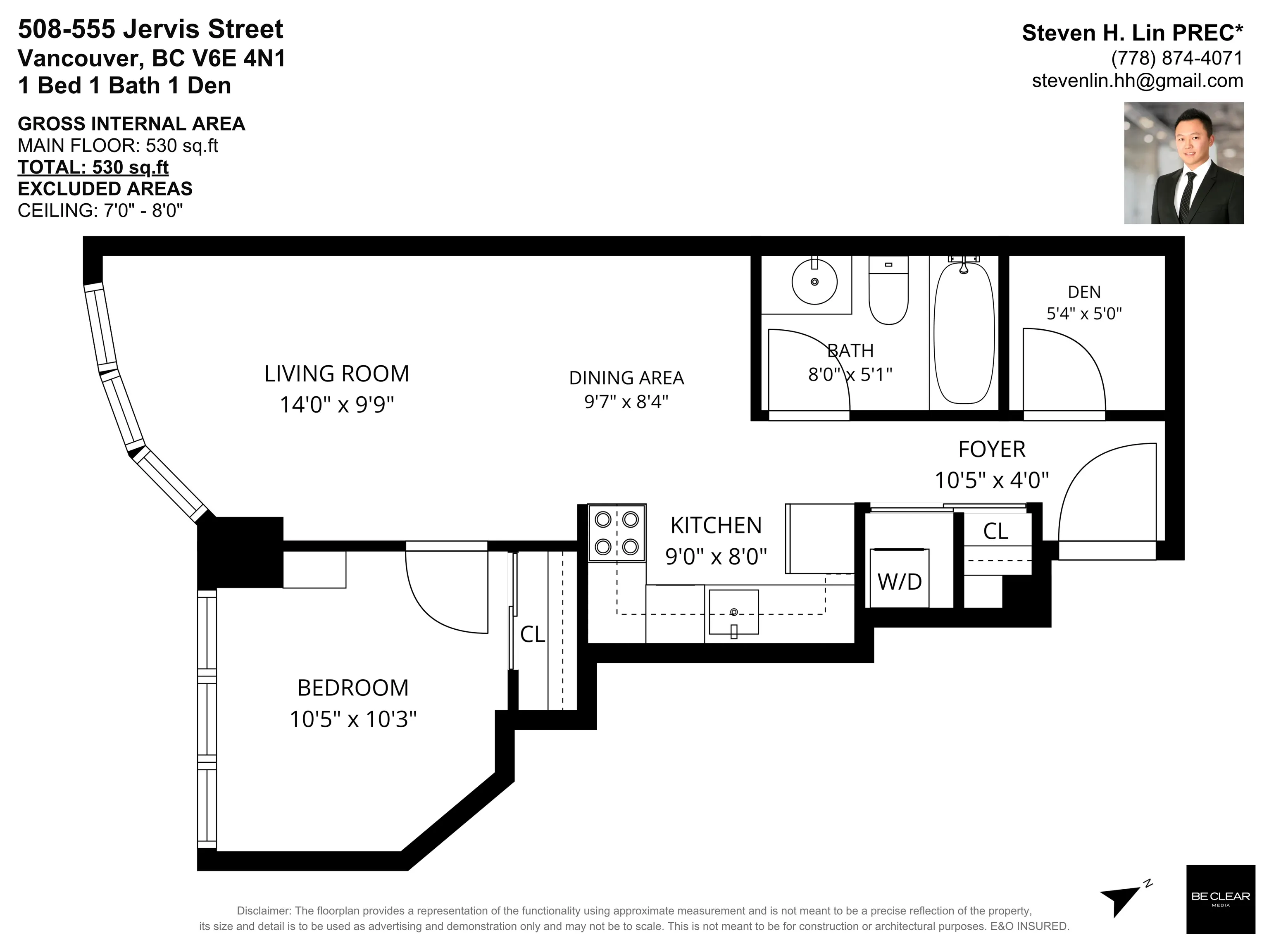 555 Jervis Street #508