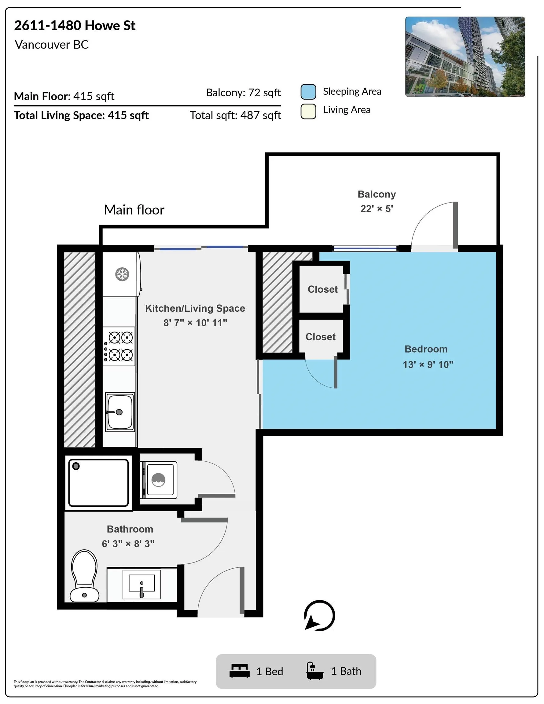 1480 Howe Street #2611