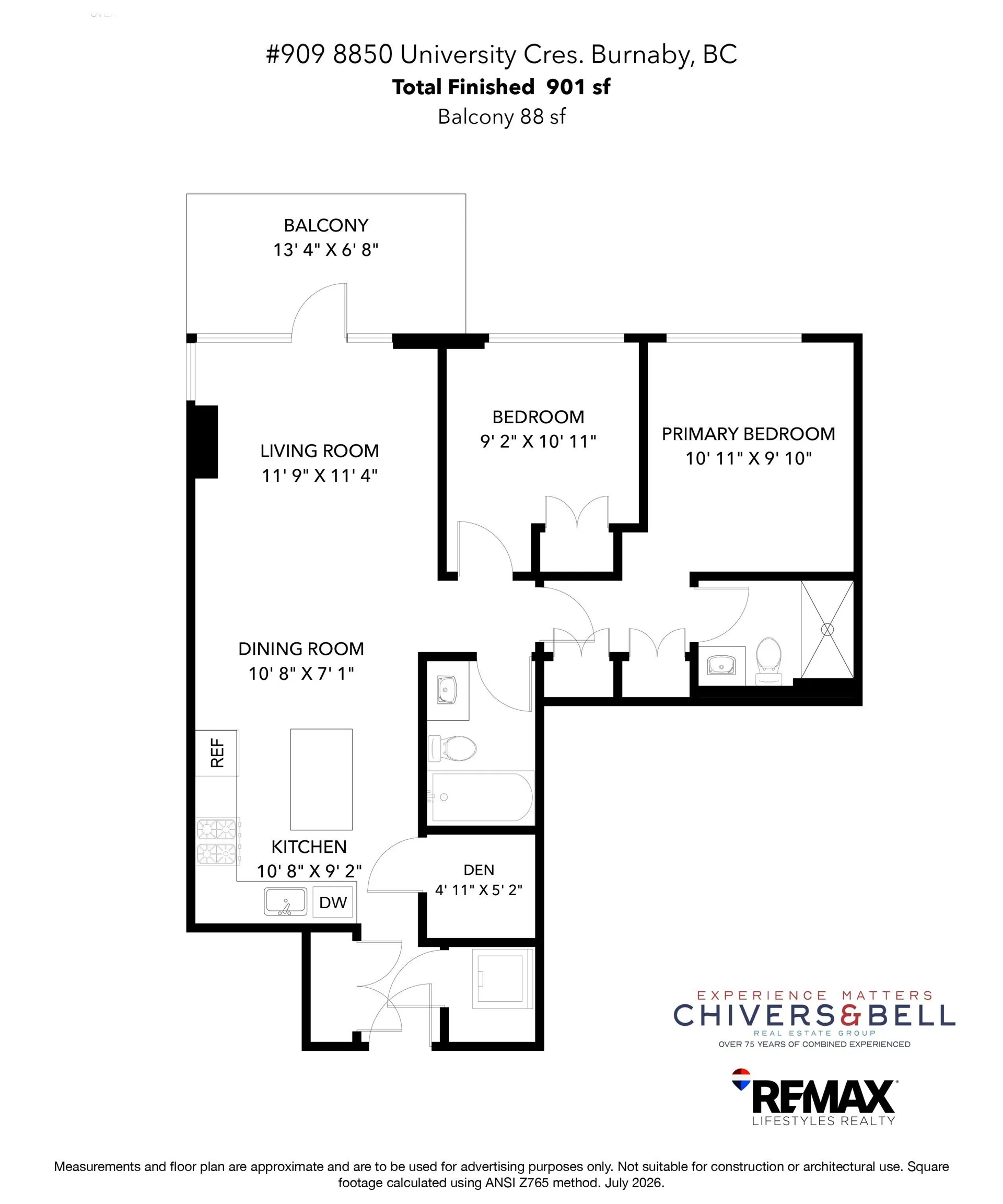 8850 University Crescent #909