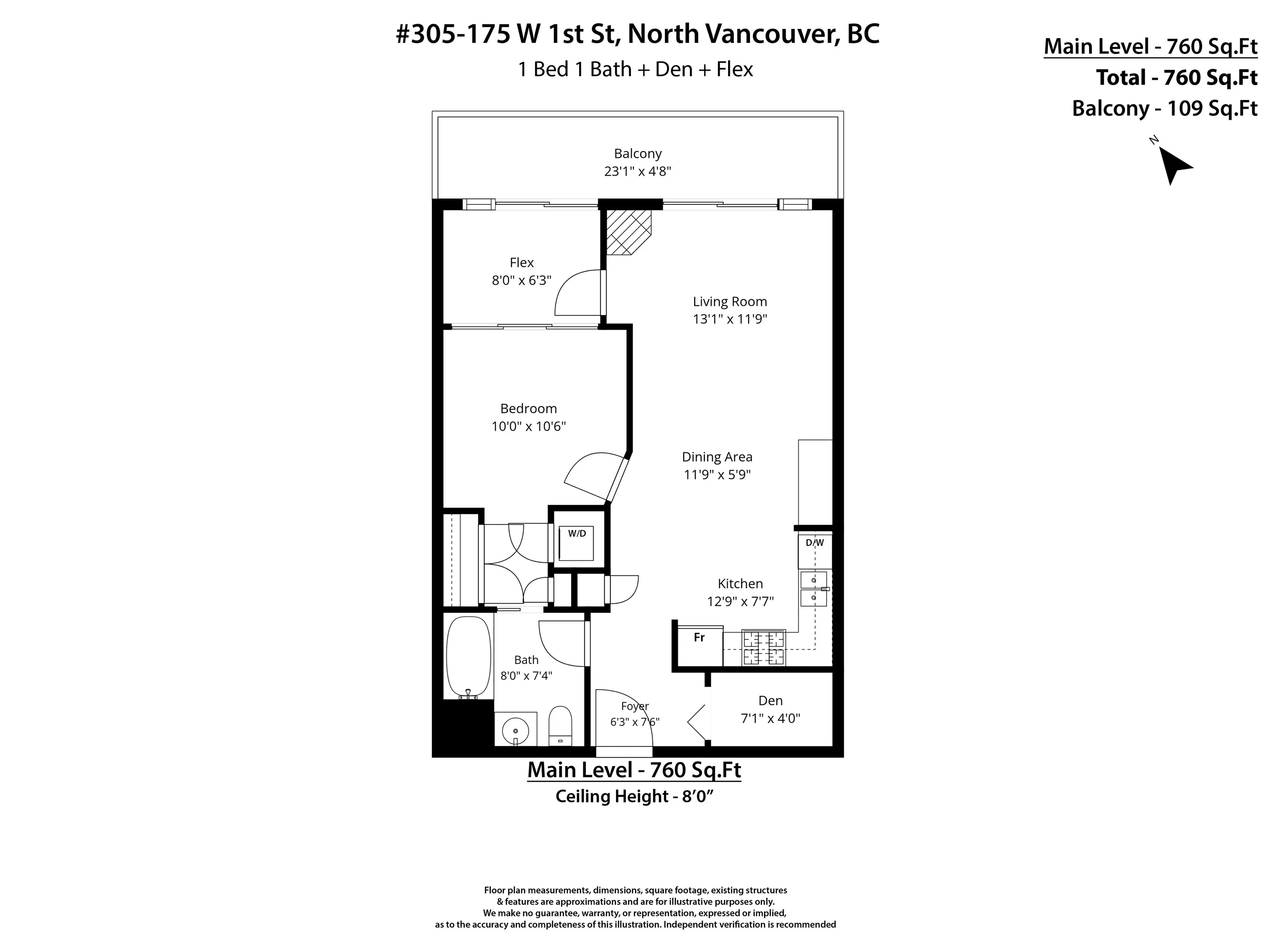 175 W 1st Street #305