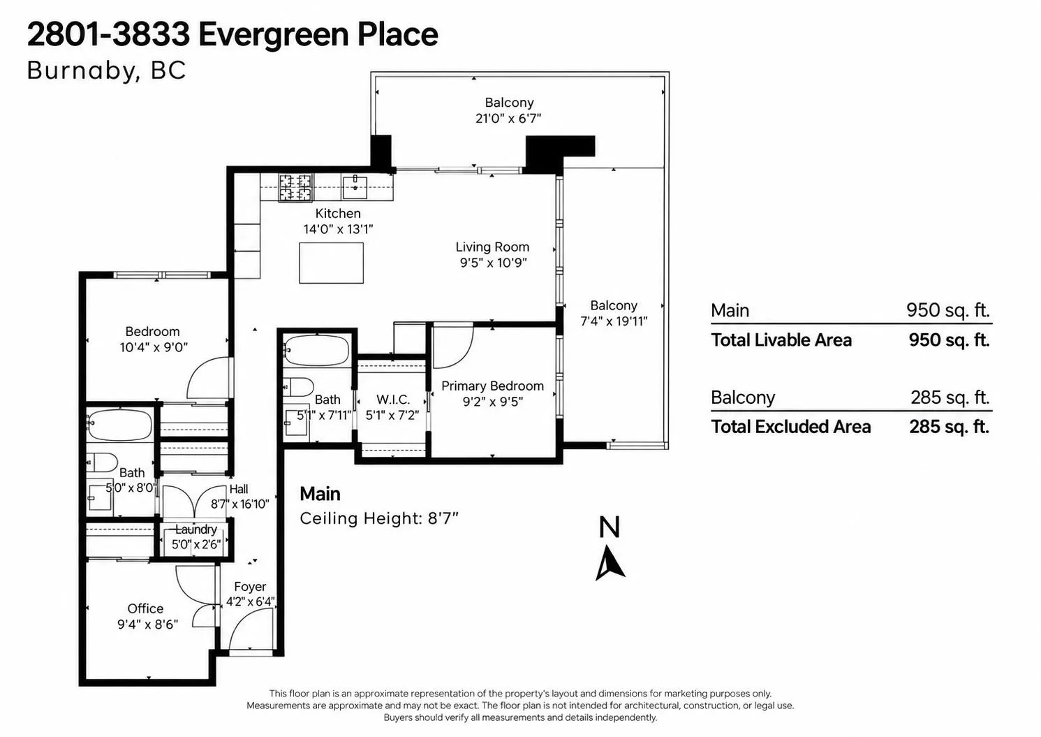 3833 Evergreen Place #2801