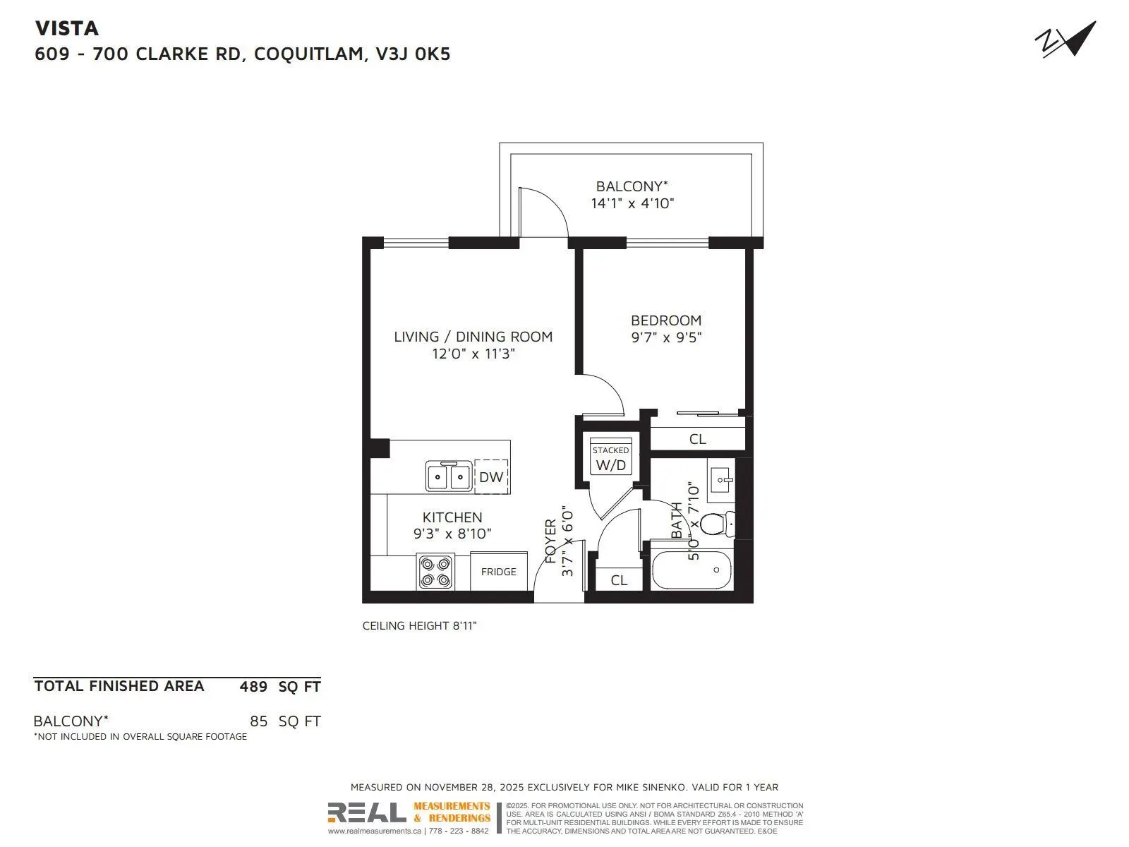 700 Clarke Road #609