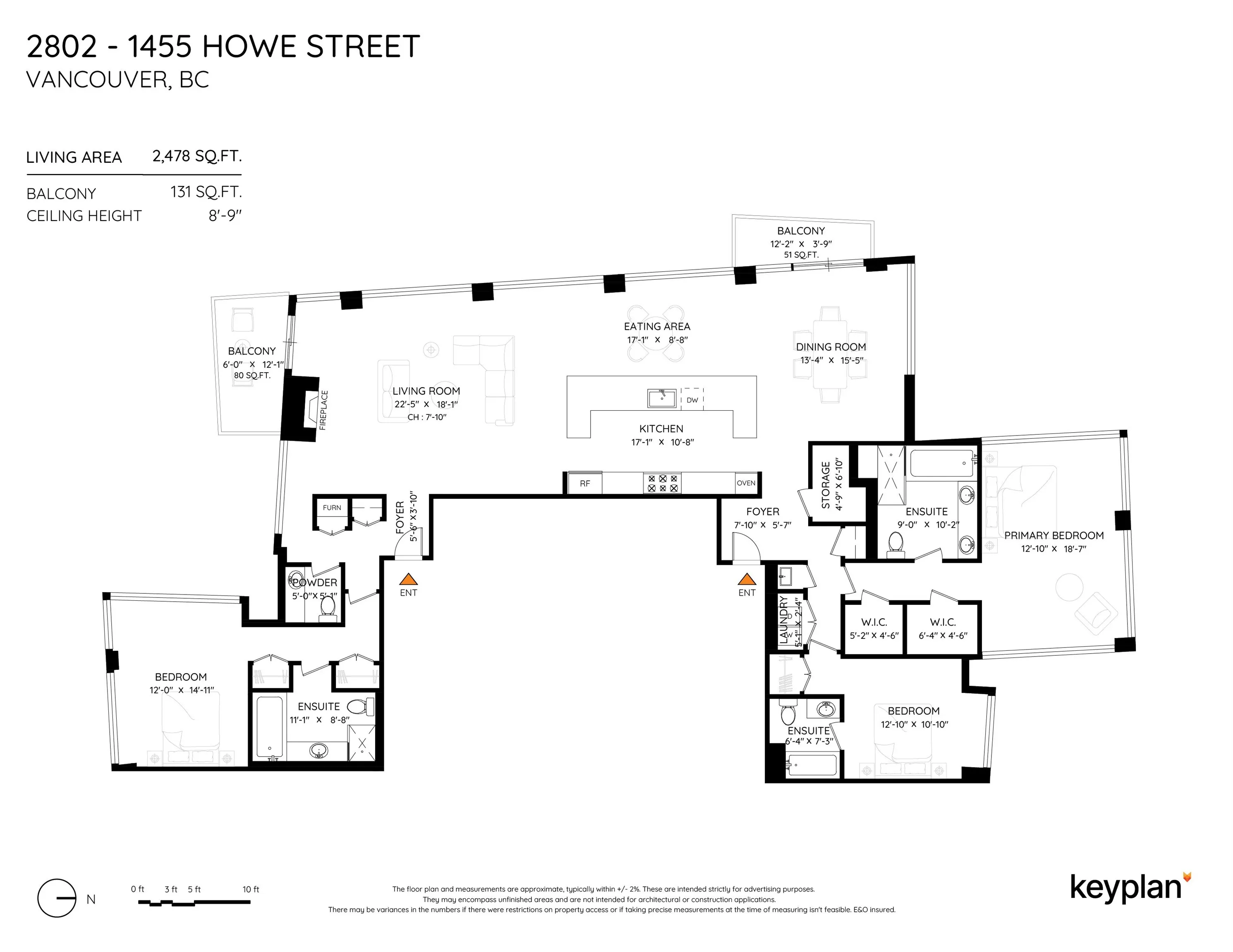 1455 Howe Street #2802