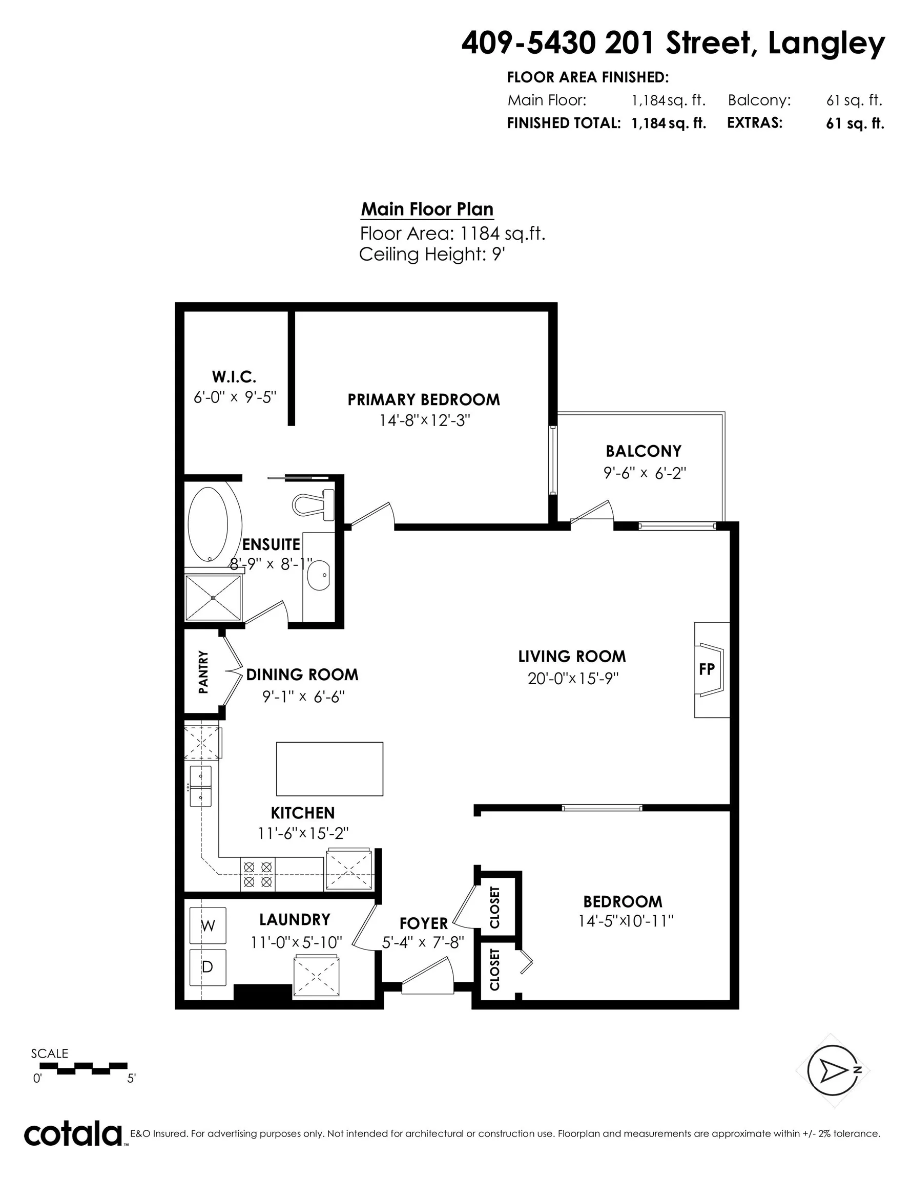 5430 201 Street #409
