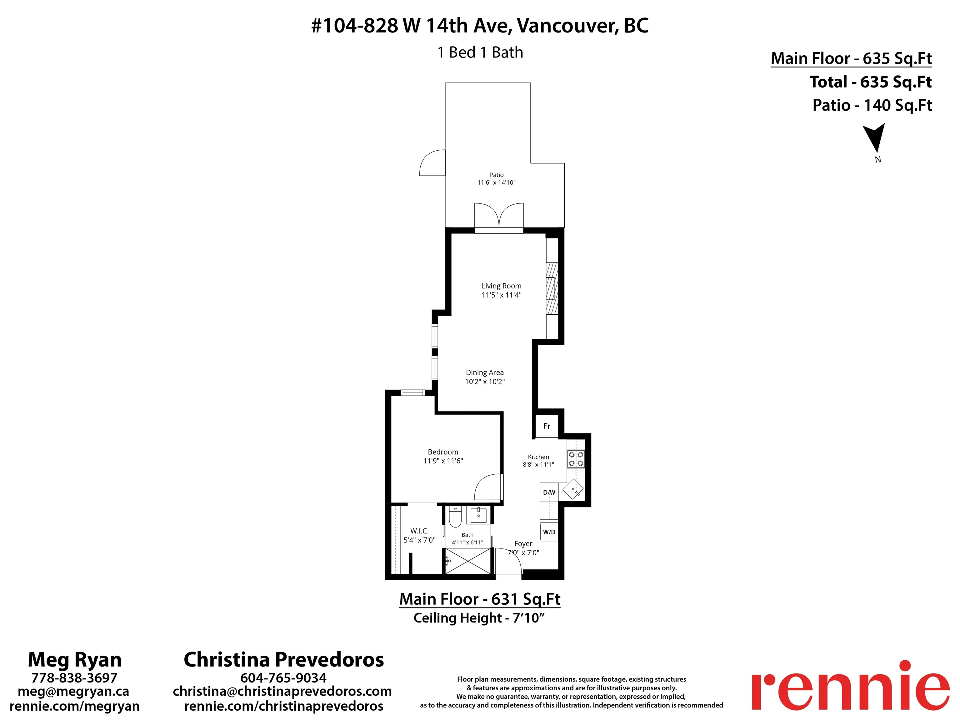 828 W 14th Avenue #104