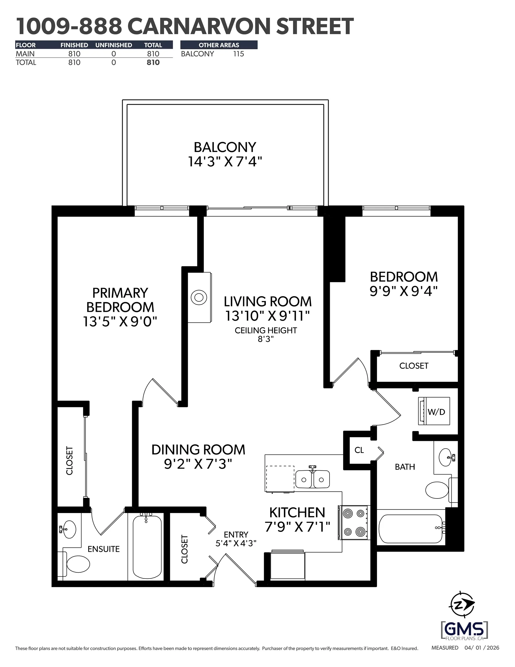 888 Carnarvon Street #1009
