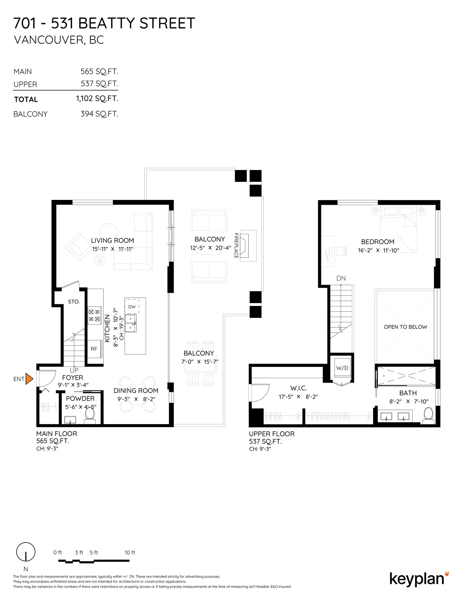 531 Beatty Street #PH701
