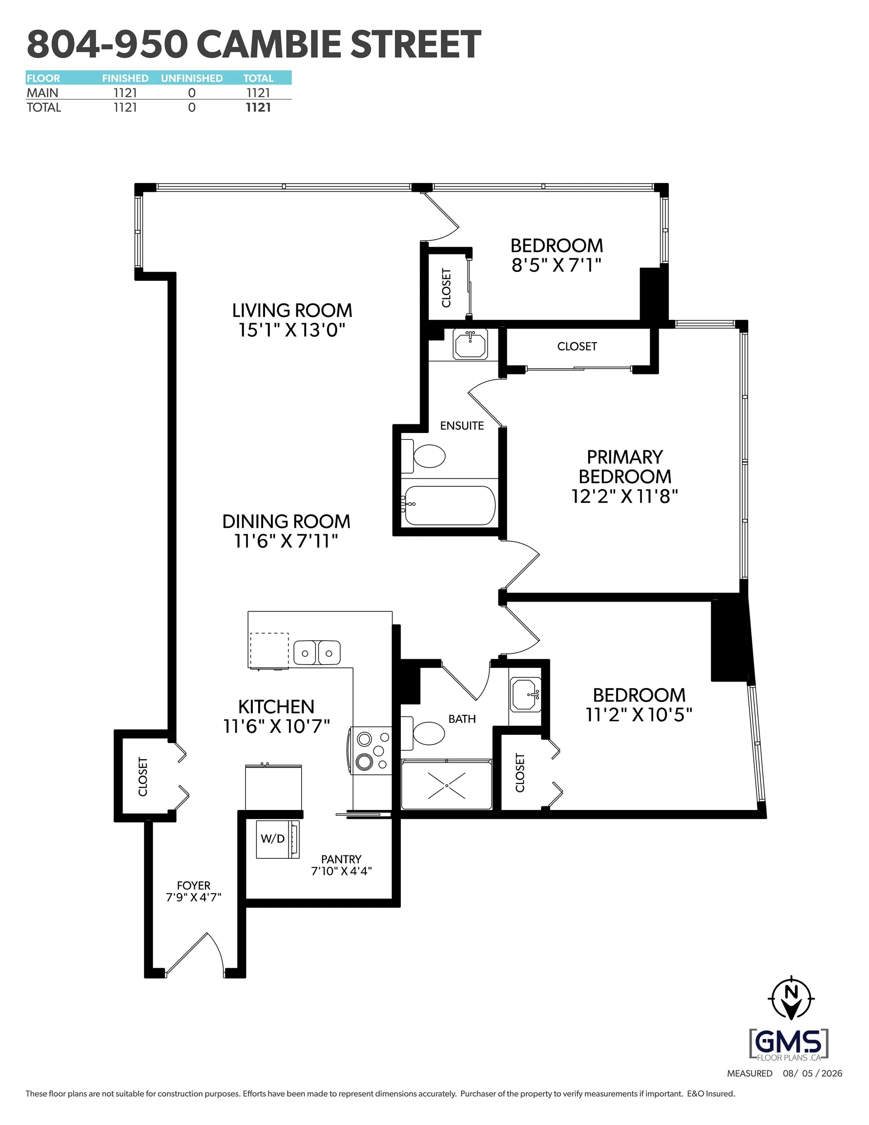 950 Cambie Street #804