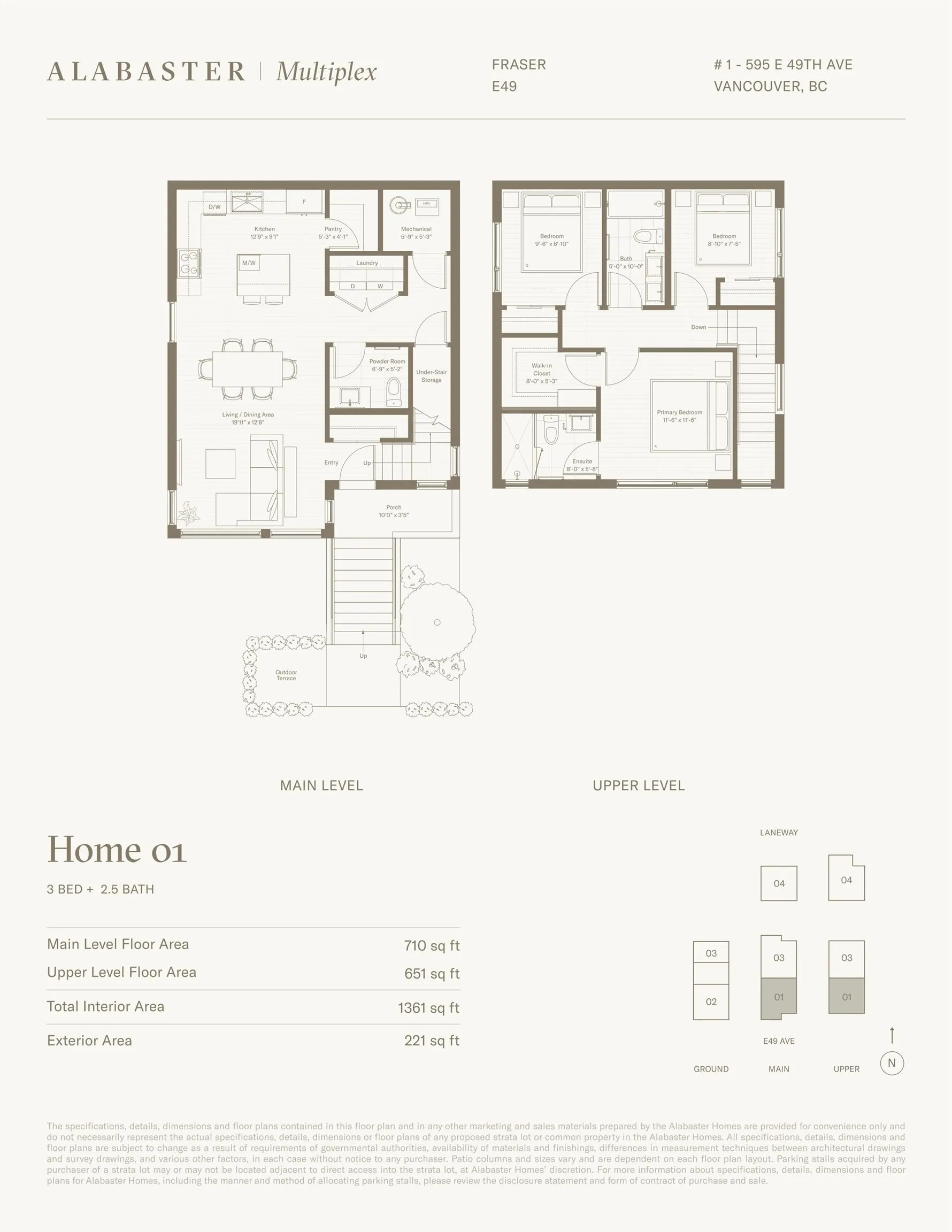 595 E 49th Avenue #1