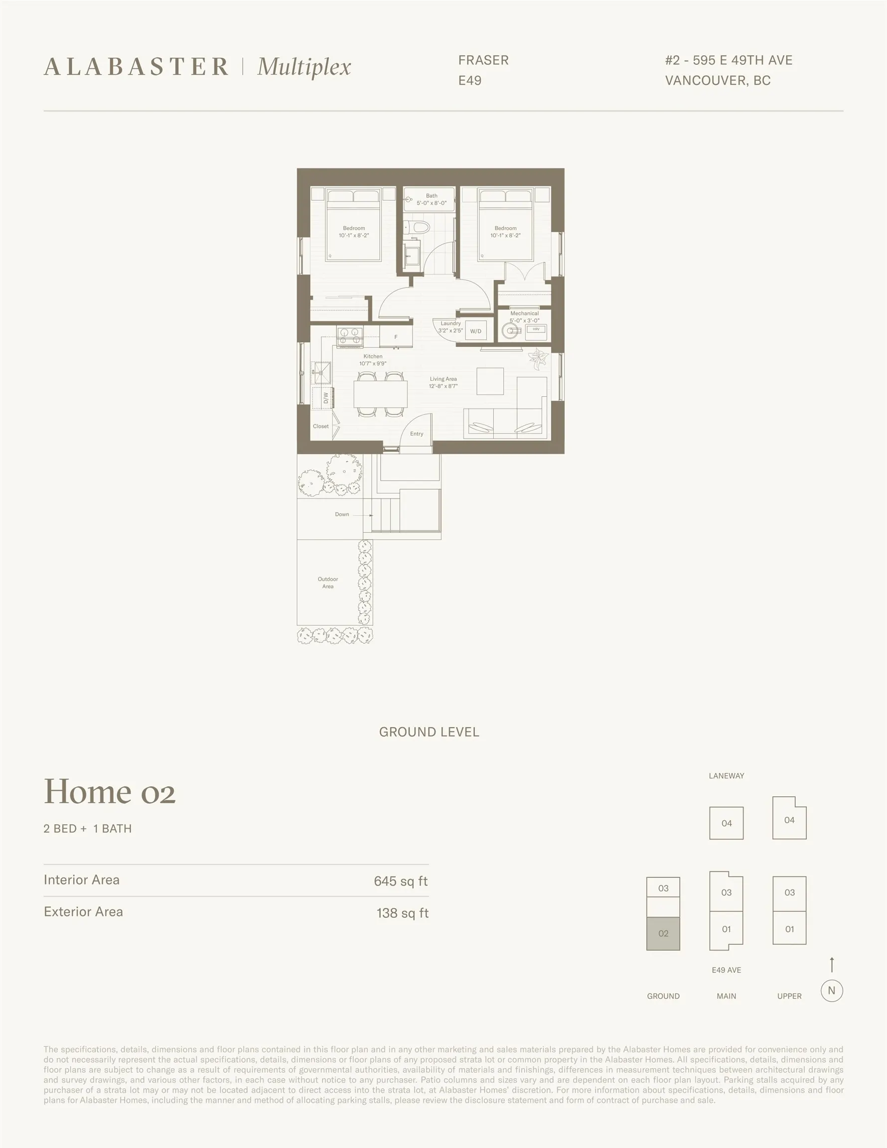 595 E 49th Avenue #2