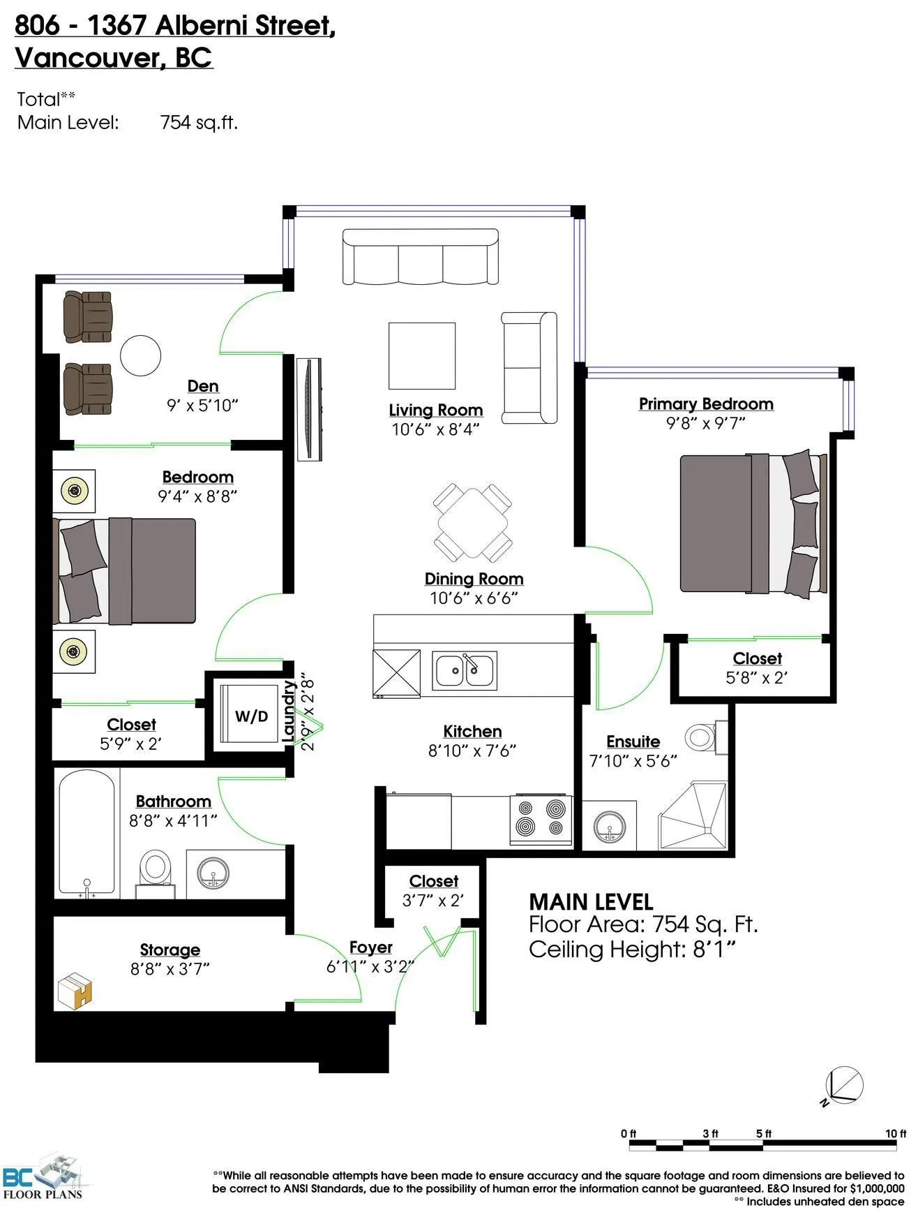 1367 Alberni Street #806