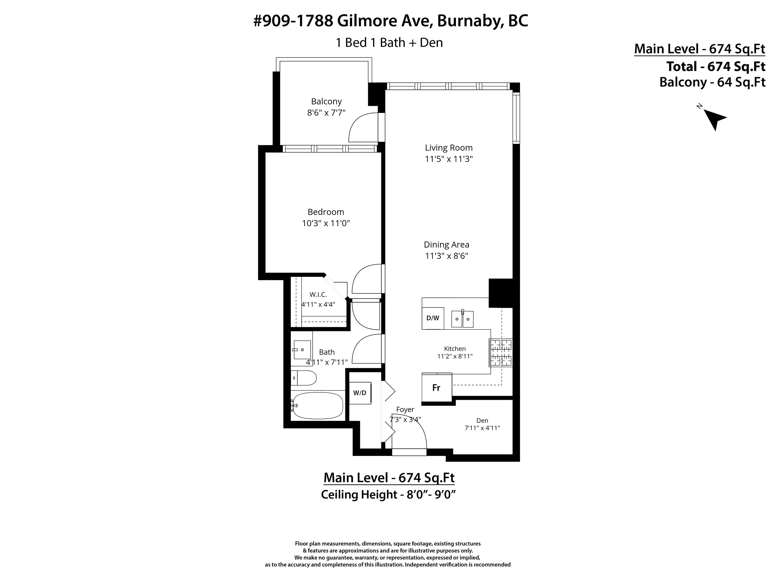 1788 Gilmore Avenue #909