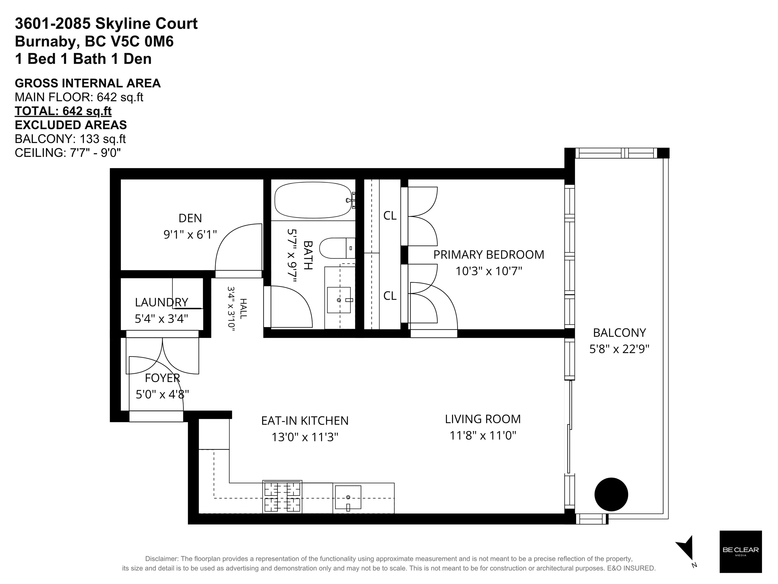 2085 Skyline Court #3601