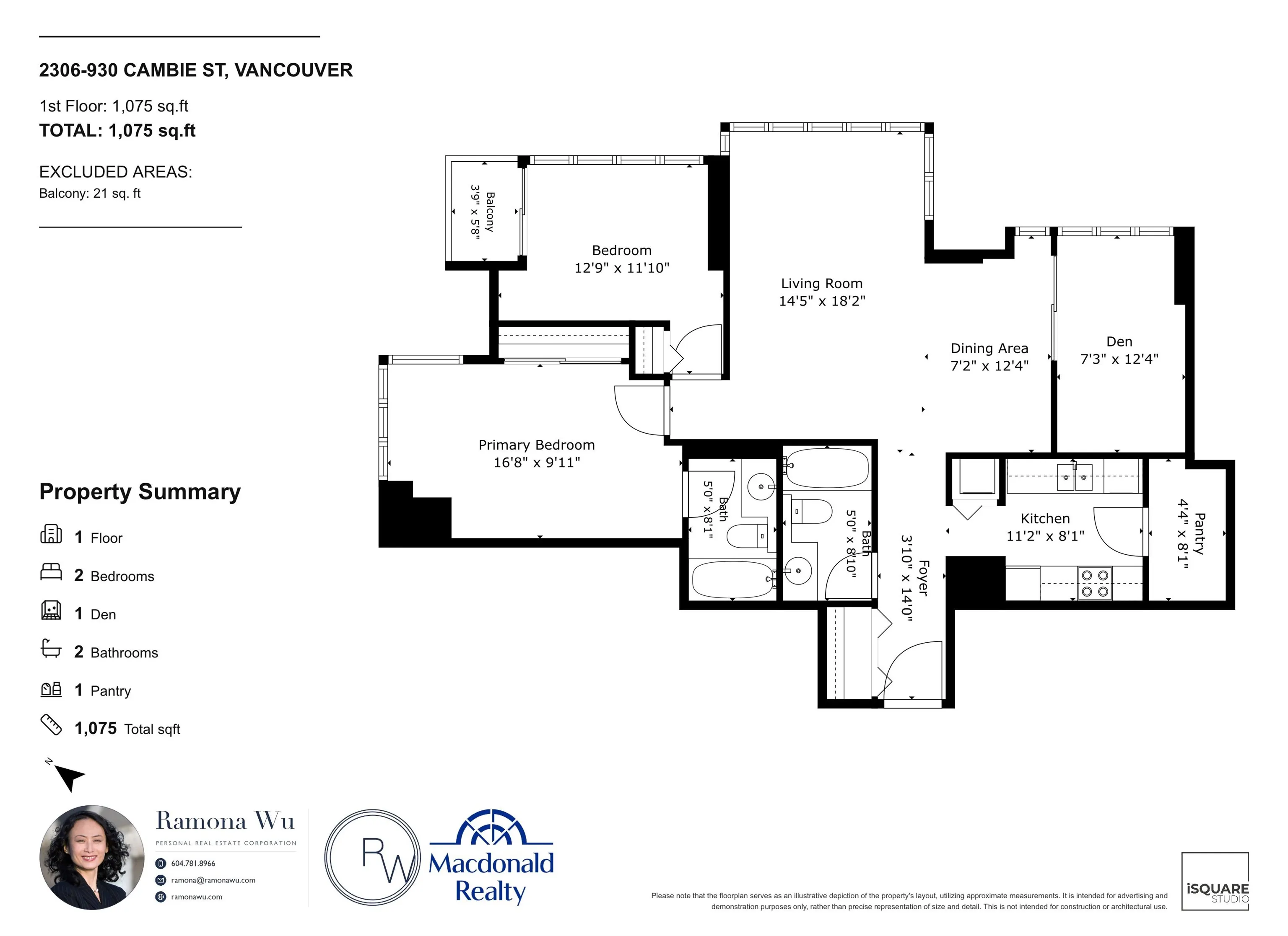 930 Cambie Street #2306