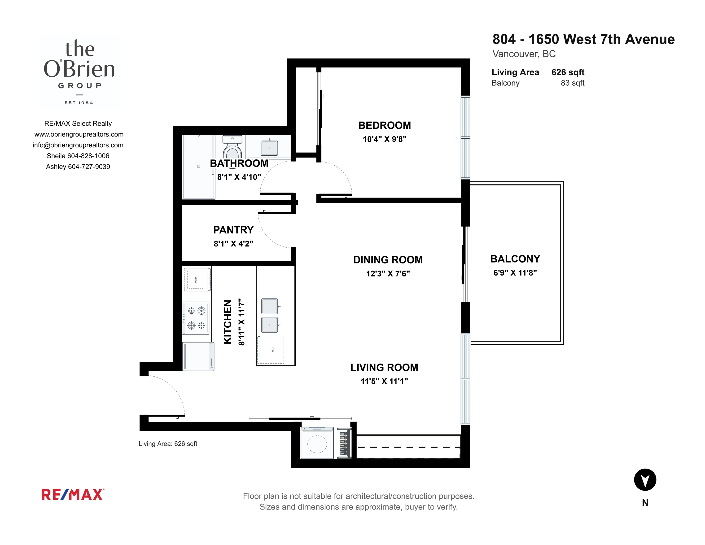 1650 W 7th Avenue #804