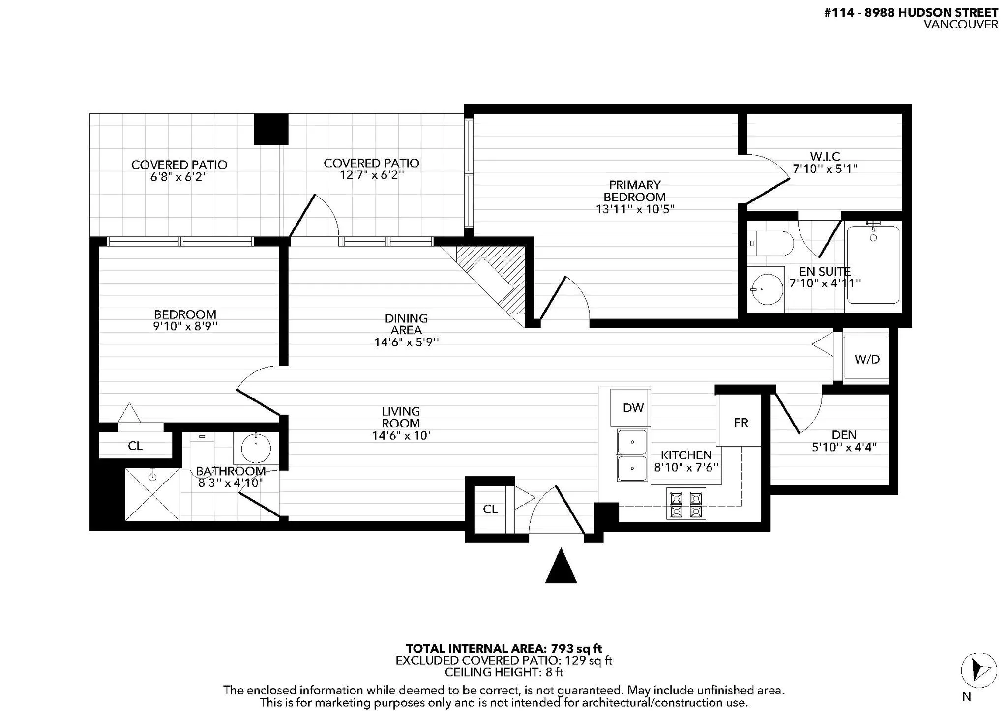 8988 Hudson Street #114