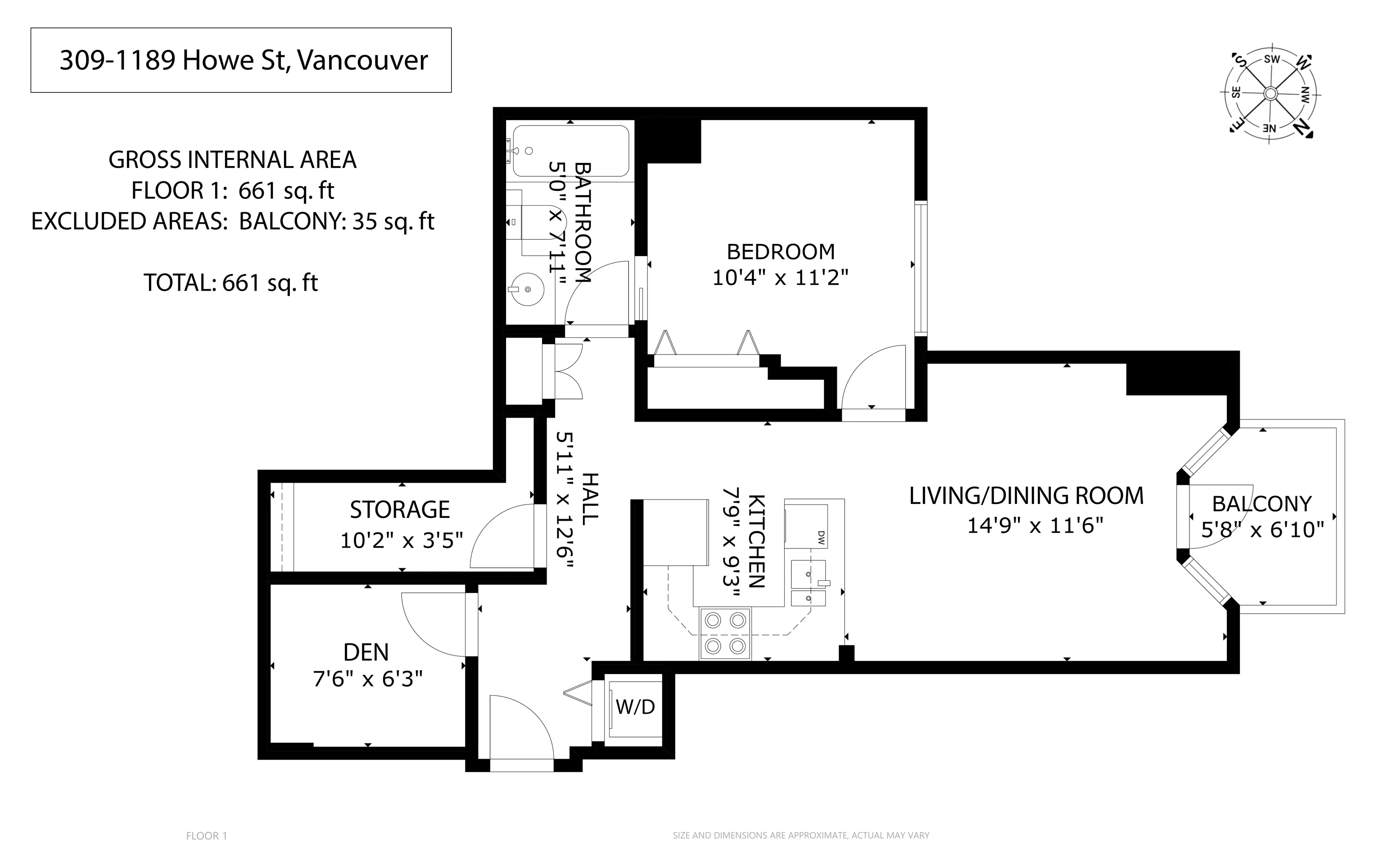 1189 Howe Street #309