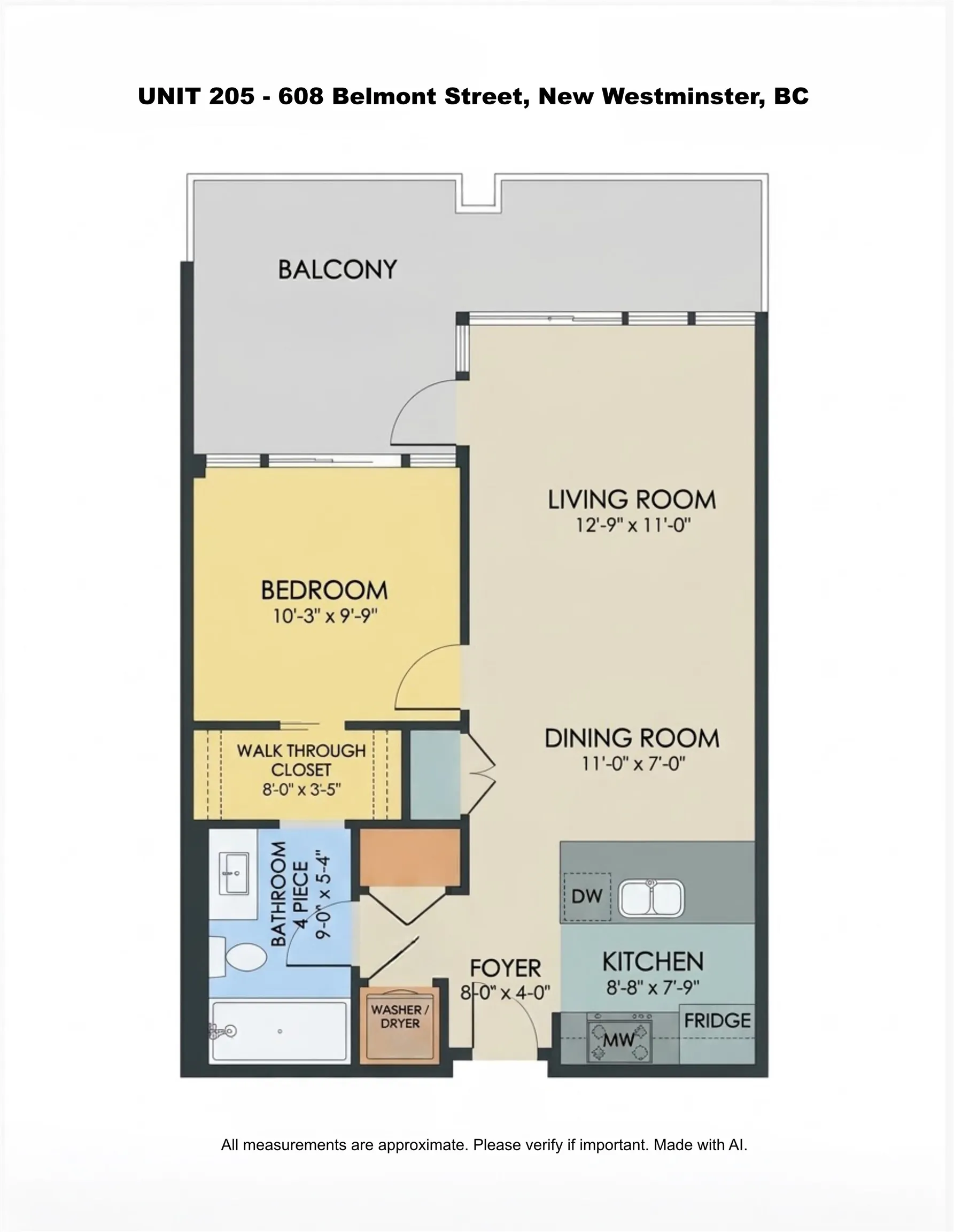 608 Belmont Street #205