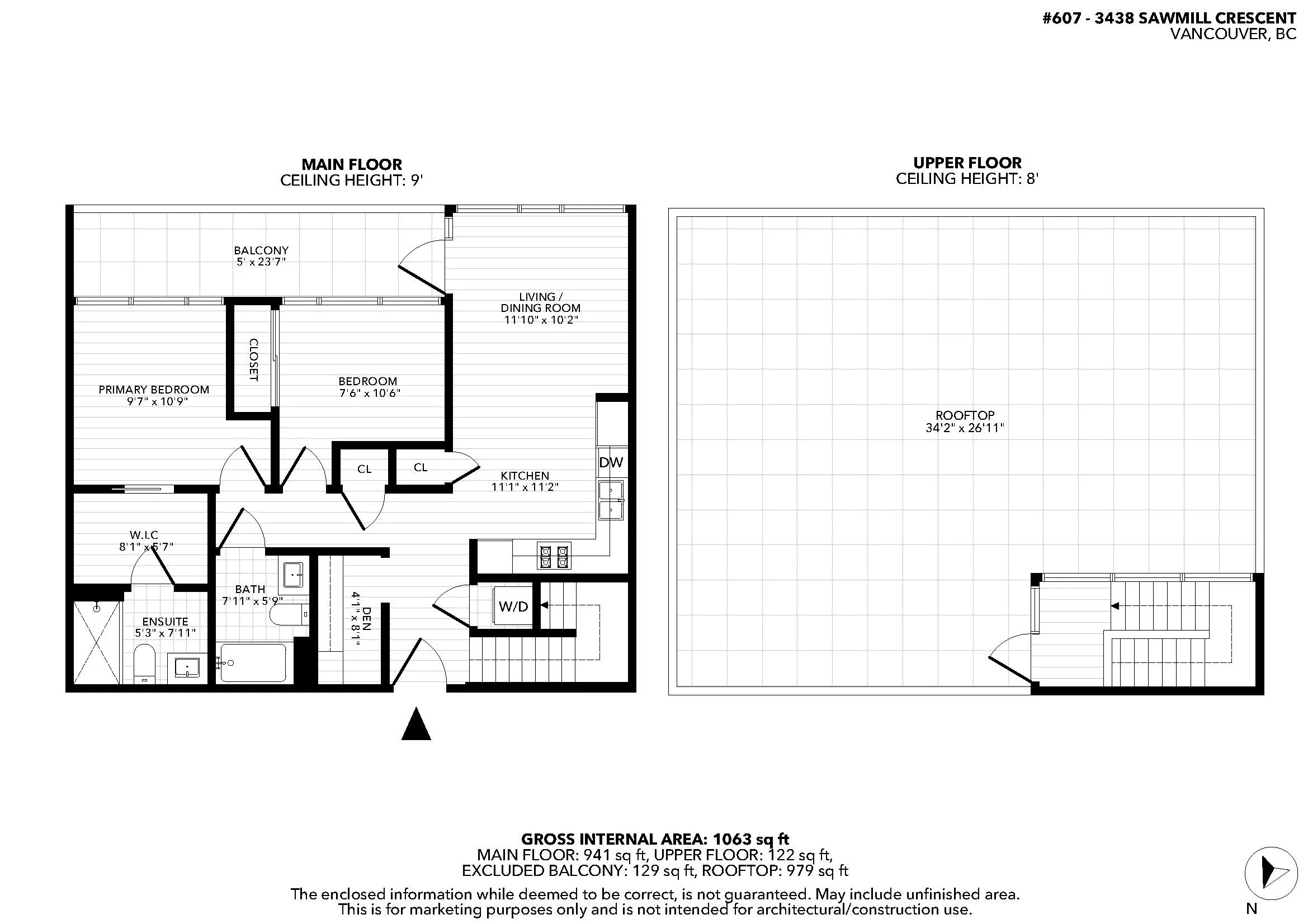3438 Sawmill Crescent #607