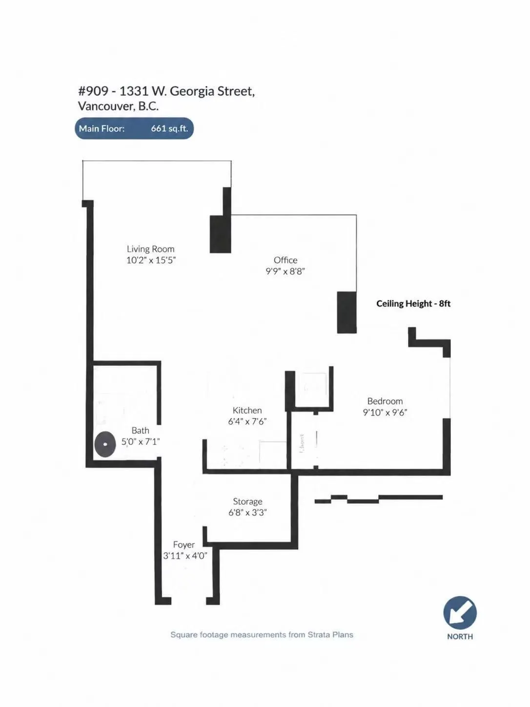 1331 W Georgia Street #909