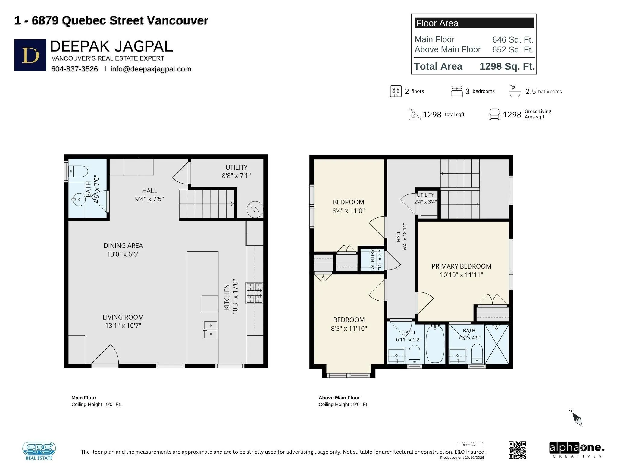 6879 Quebec Street #1