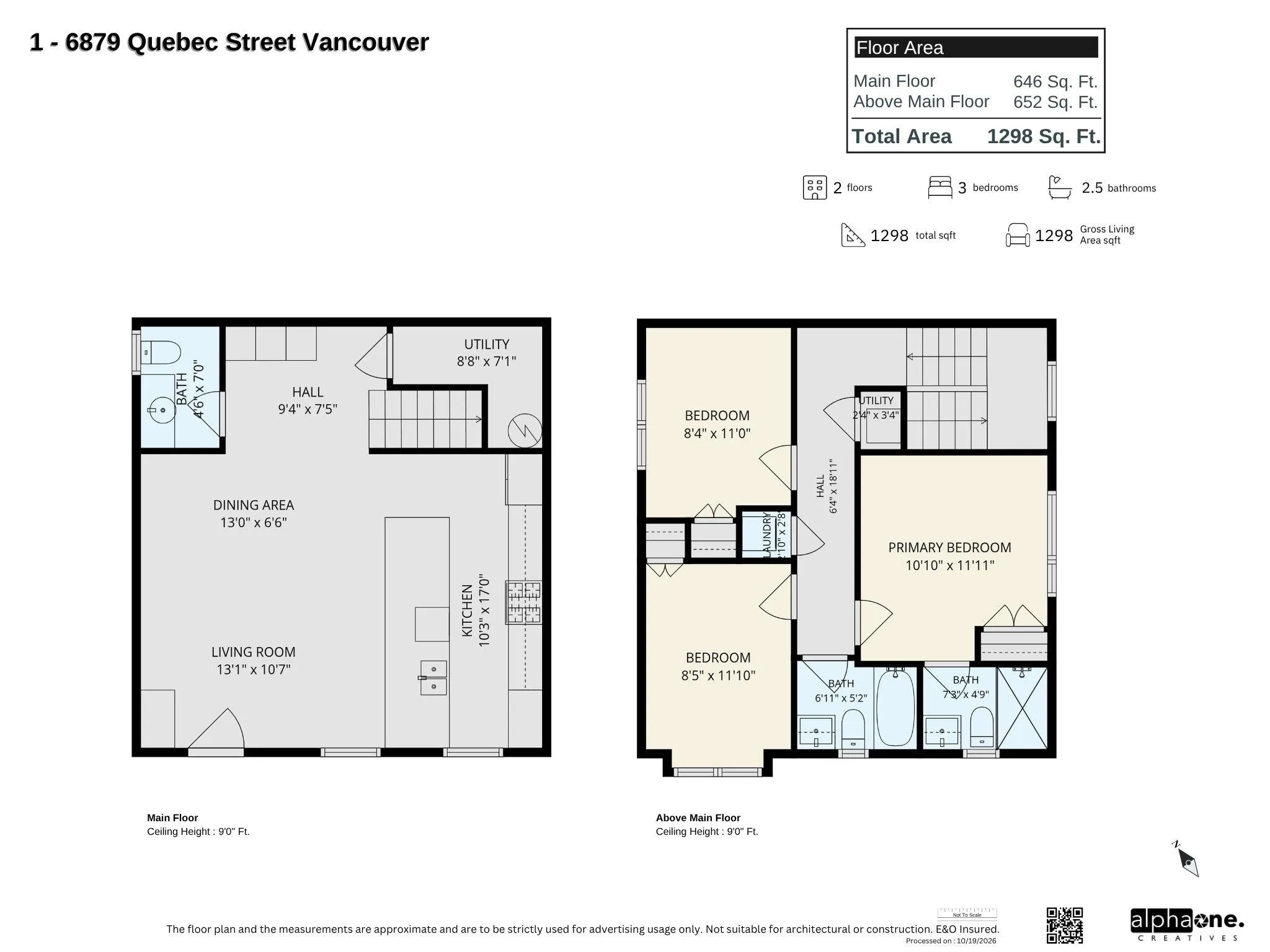 6879 Quebec Street #1