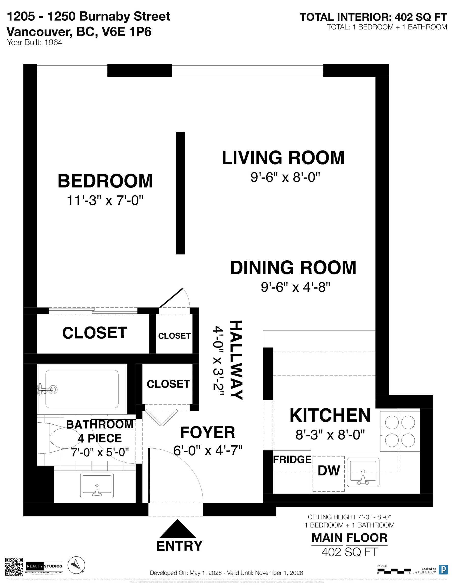 1250 Burnaby Street #1205