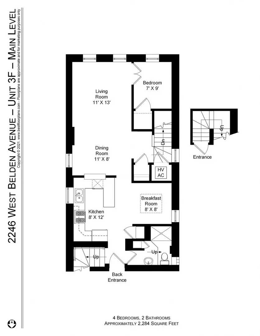 2246 W BELDEN Avenue 3F IL