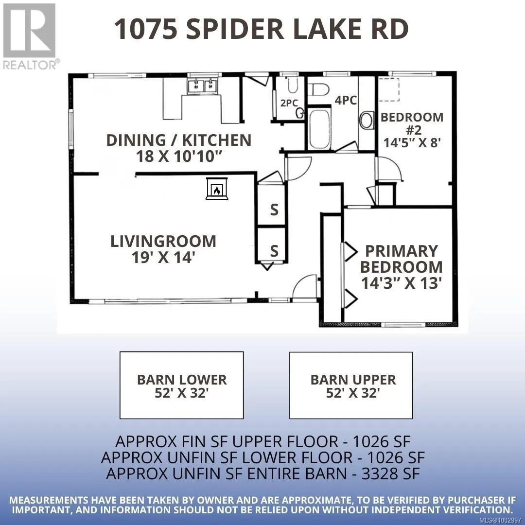 1075 SPIDER LAKE Rd