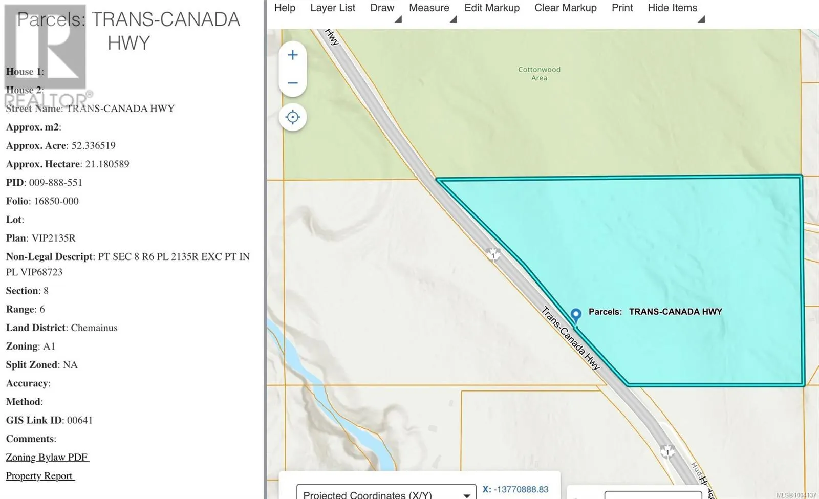 Section 8 Trans Canada Hwy