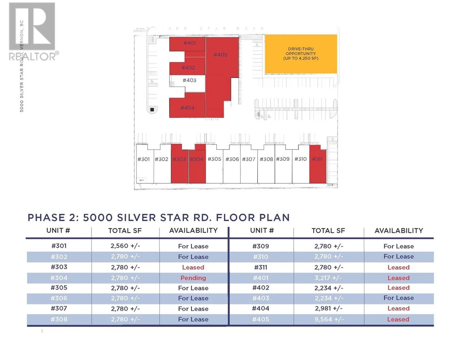 5000 Silver Star Road Unit# 301 & 302