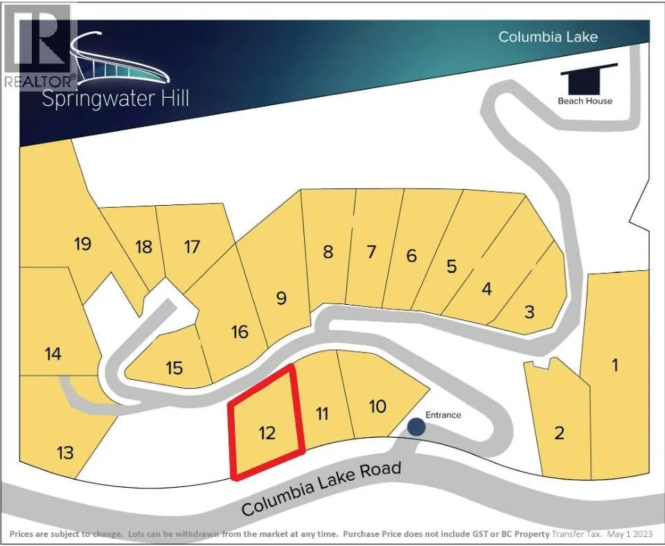 Lot 12 6200 Columbia Lake Road Lot# 12