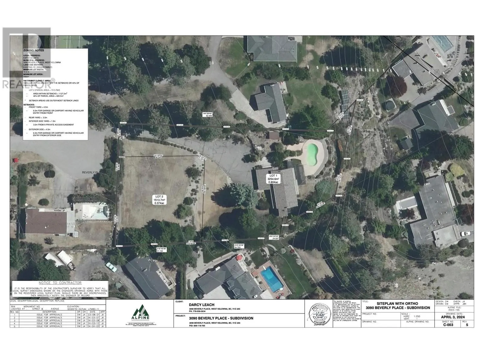 Proposed Lot 1 3090 Beverly Place